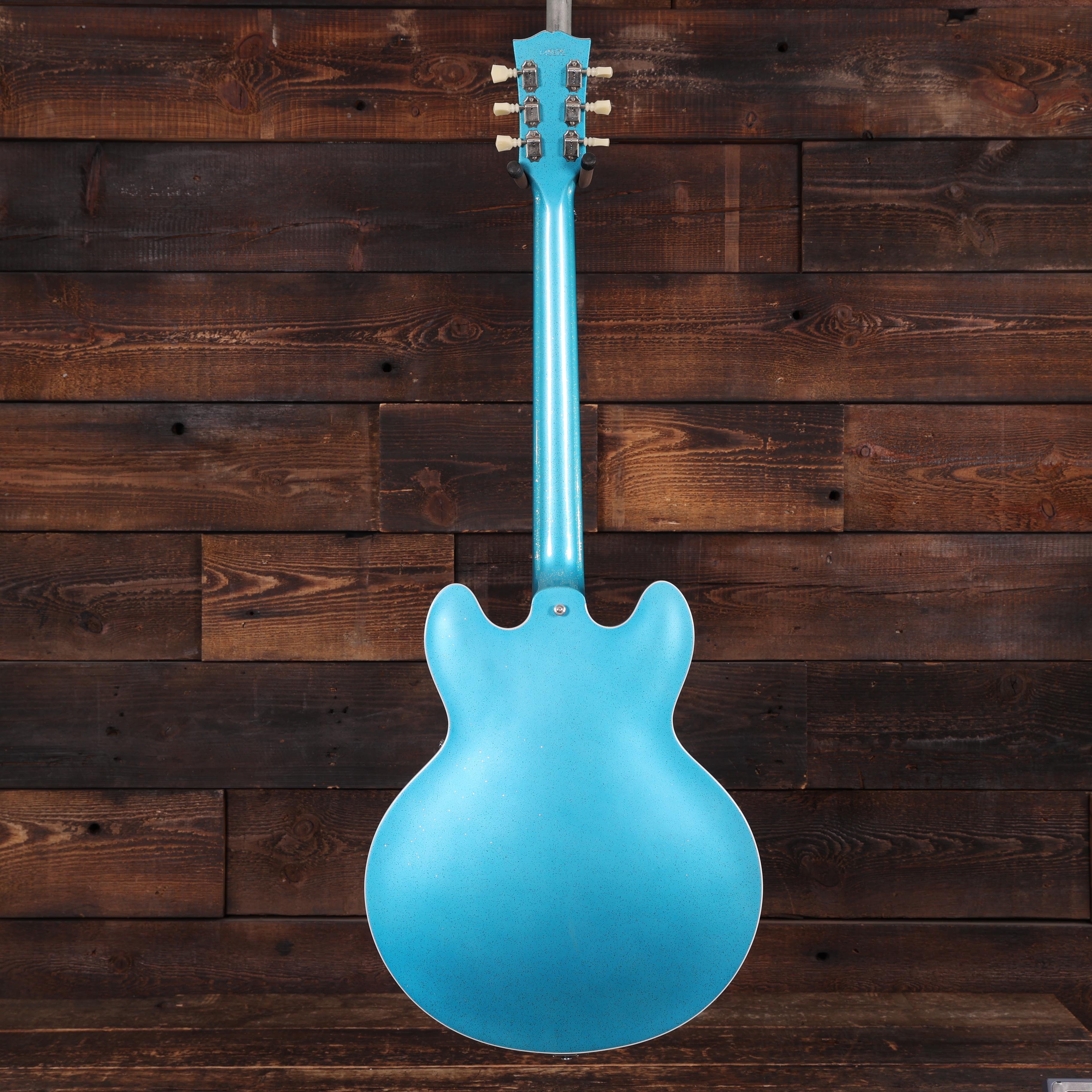 Gibson Custom Select 1964 ES-345 Reissue VOS with Bigsby in Sapphire Mist - 140871 (23).JPG