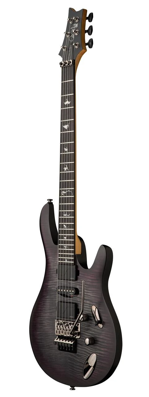 PRS SE Chleo Herman Li Signature Electric Guitar in Charcoal Purple Burst - SE Chleo Charcoal Purple Burst_3quarter_compressed.jpg