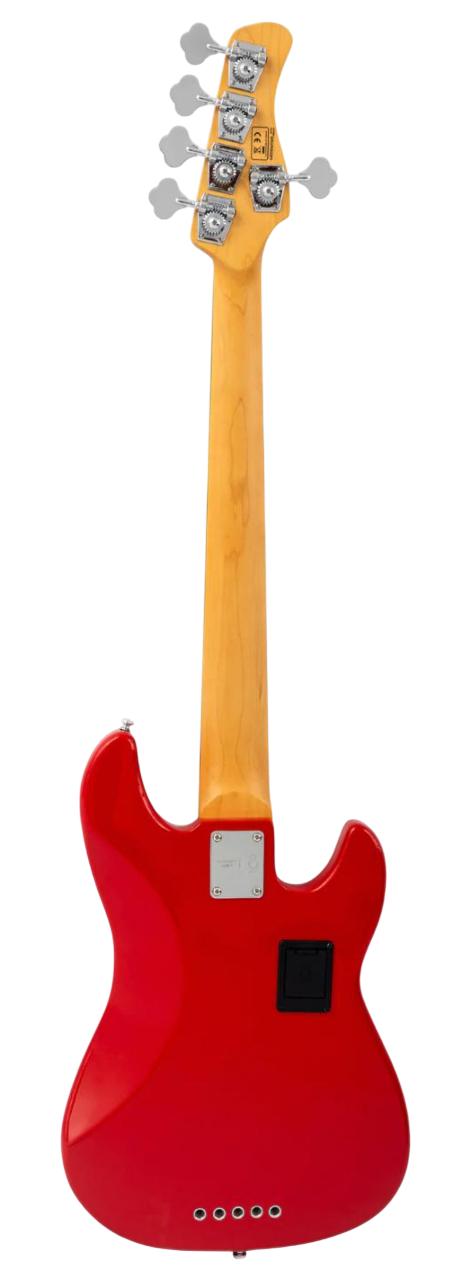 Sire Marcus Miller P7 Alder Left Handed 5-String Bass Guitar 2nd Gen in Dakote Red - P7_5_RED_2_processed__80764 Left-Photoroom.jpg