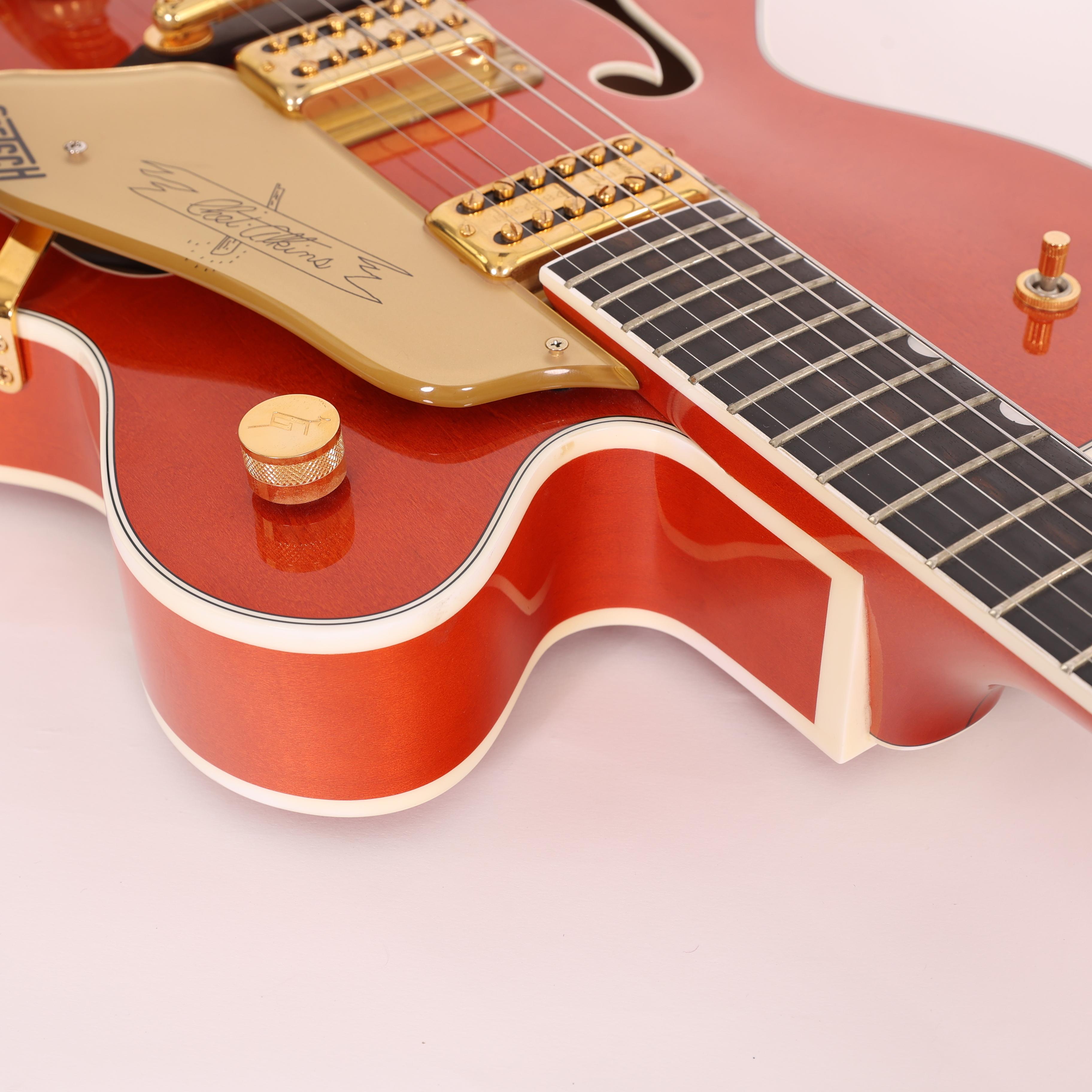 Second Hand Gretsch MIJ G6120T Chet Atkins in Orange 147 - SH-141-5147 (12).jpg