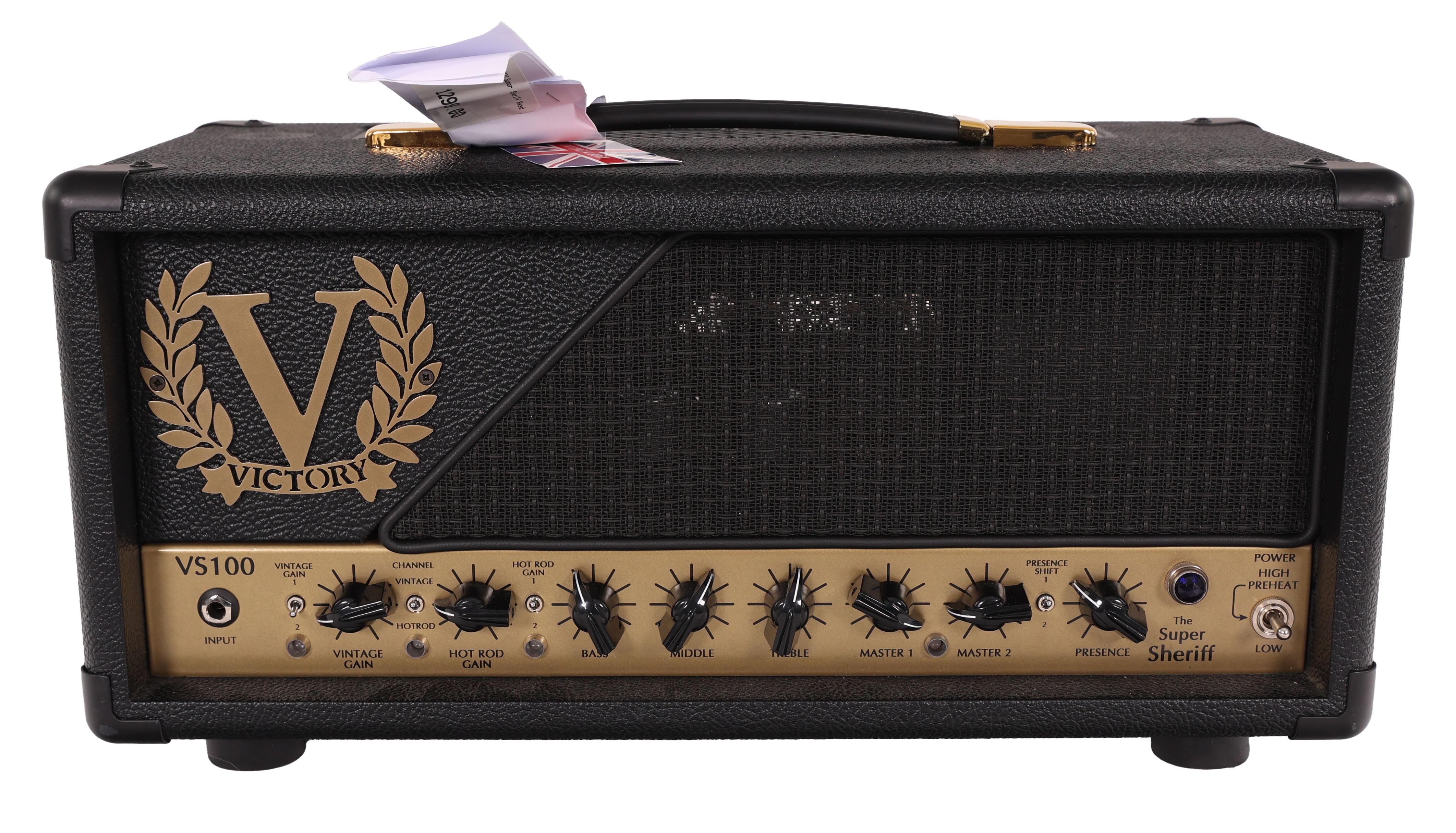 Second Hand Victory VS100 Super Sheriff Guitar Valve Amp Head 158 - SH-141-5158 (2).jpg