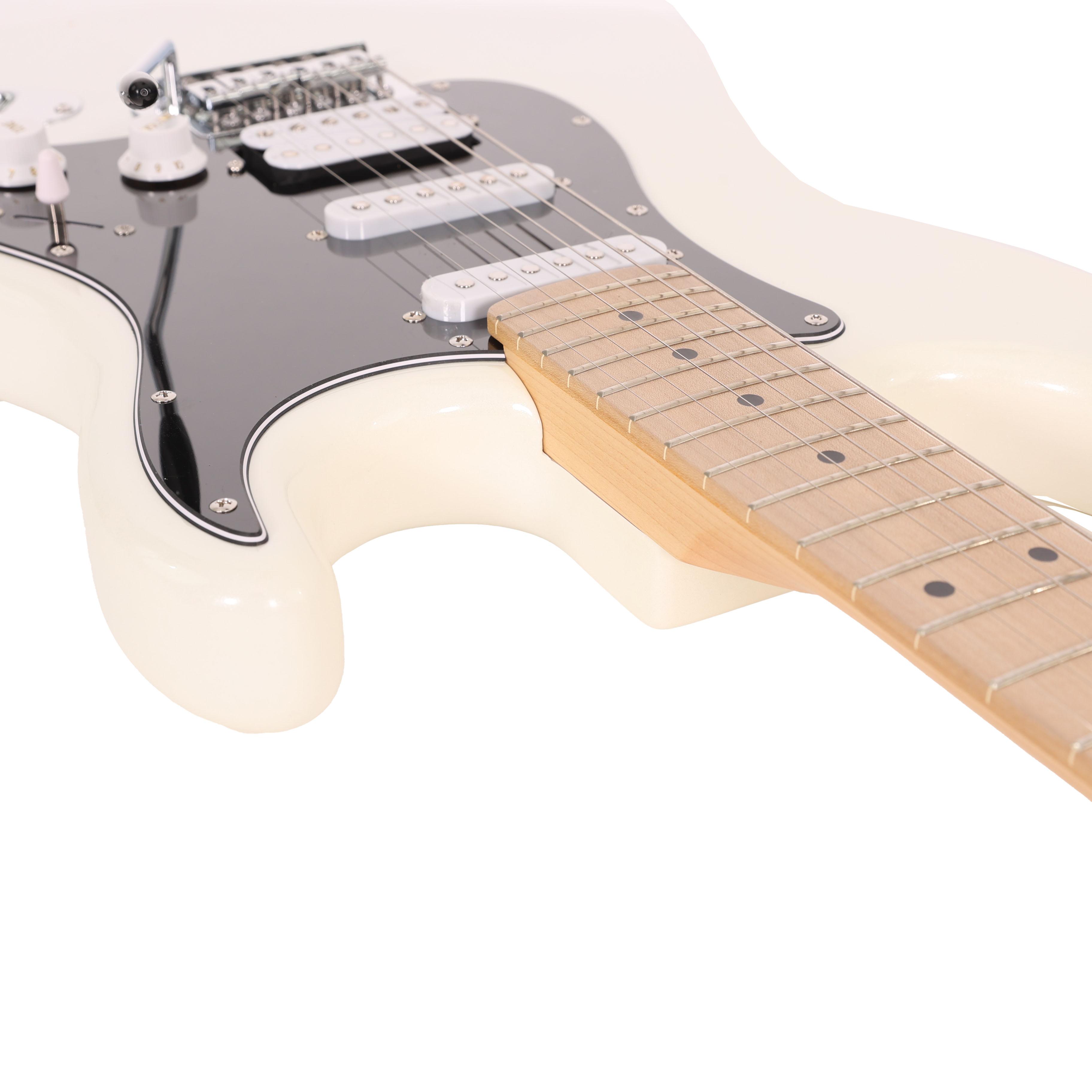 EastCoast ST2 HSS Electric Guitar in Pearl White with Maple Neck - EC-ST2-PW (10).jpg