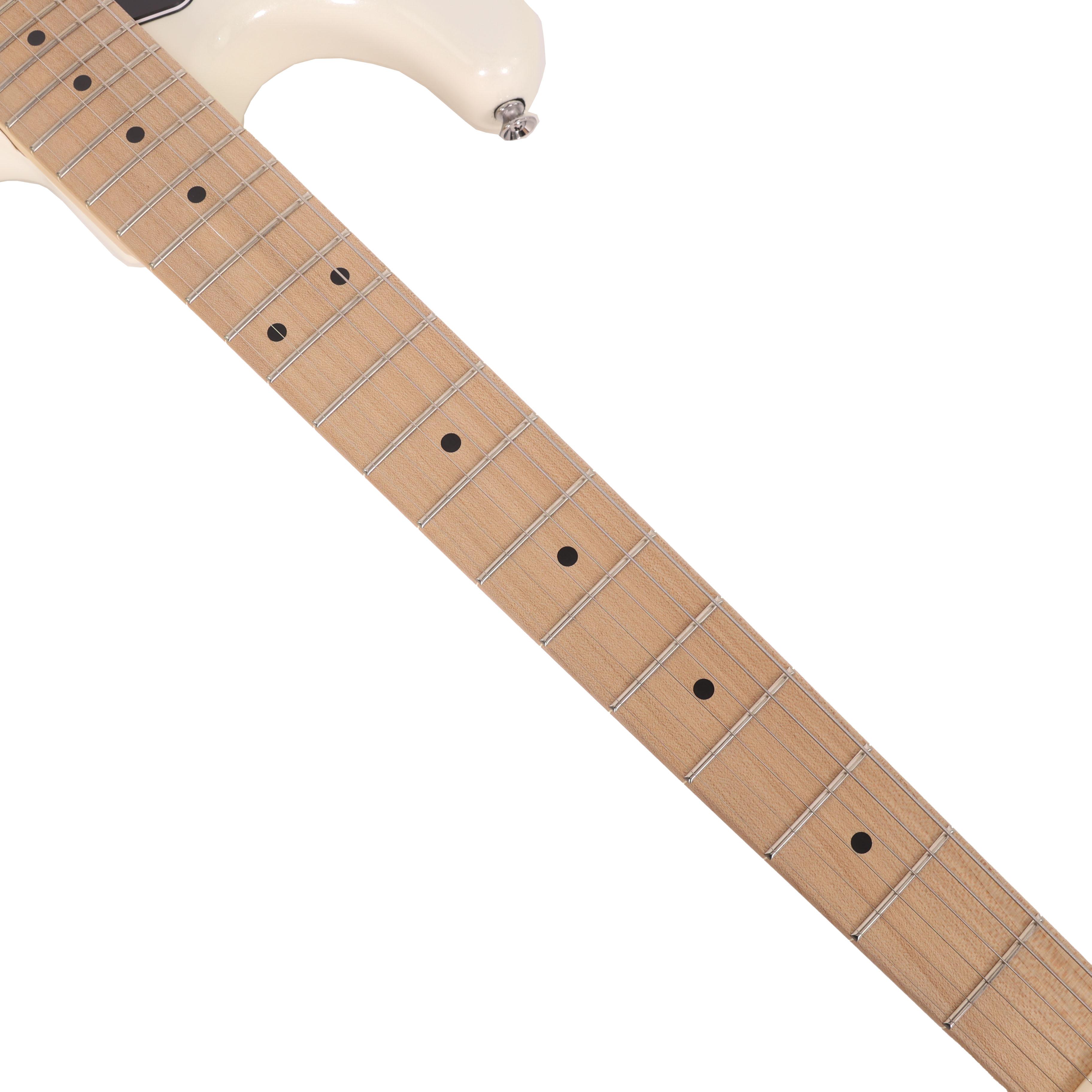 EastCoast ST2 HSS Electric Guitar in Pearl White with Maple Neck - EC-ST2-PW (11).jpg