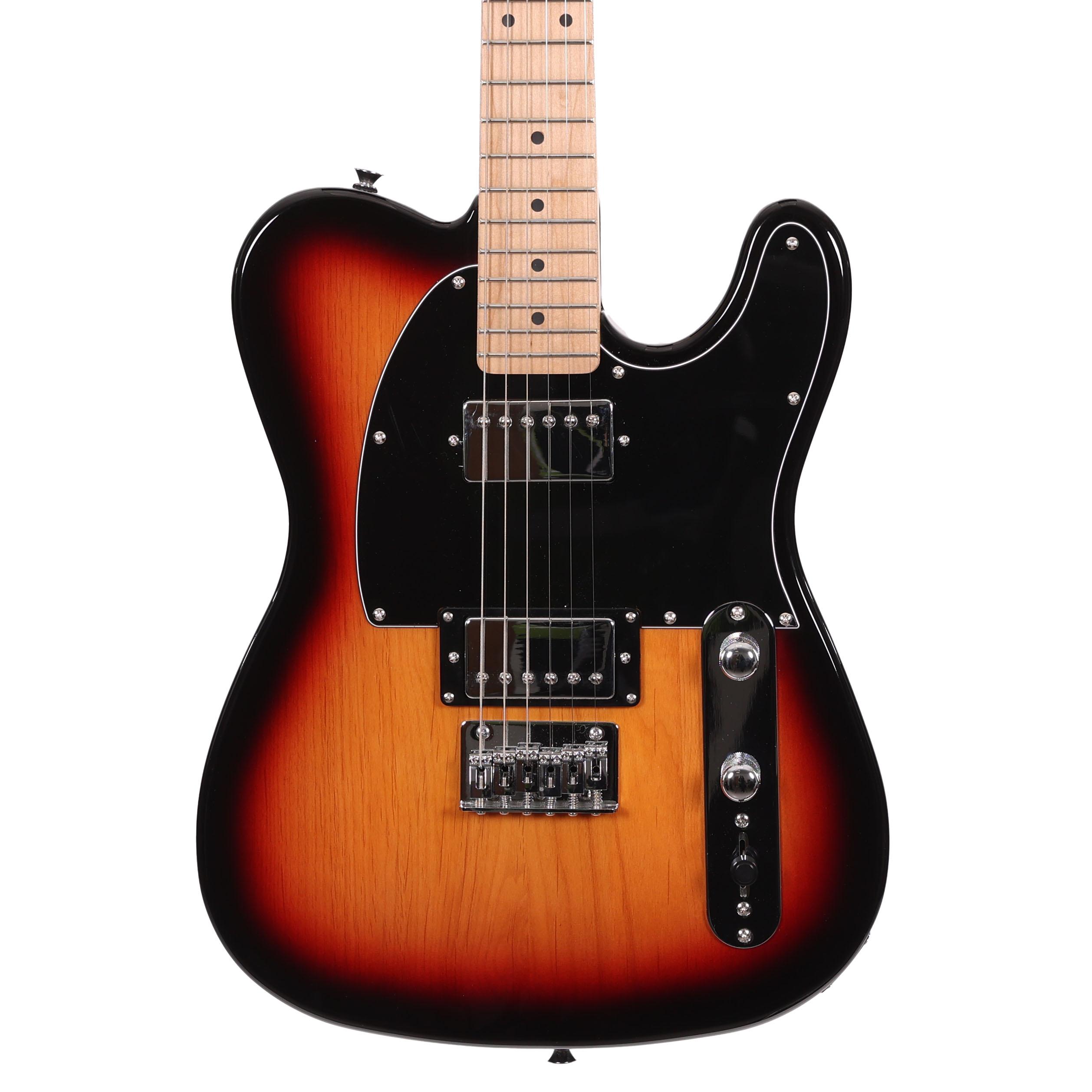 EastCoast T2 Electric Guitar in Three Tone Sunburst with Maple Fretboard - EC-T2-SB (2).jpg