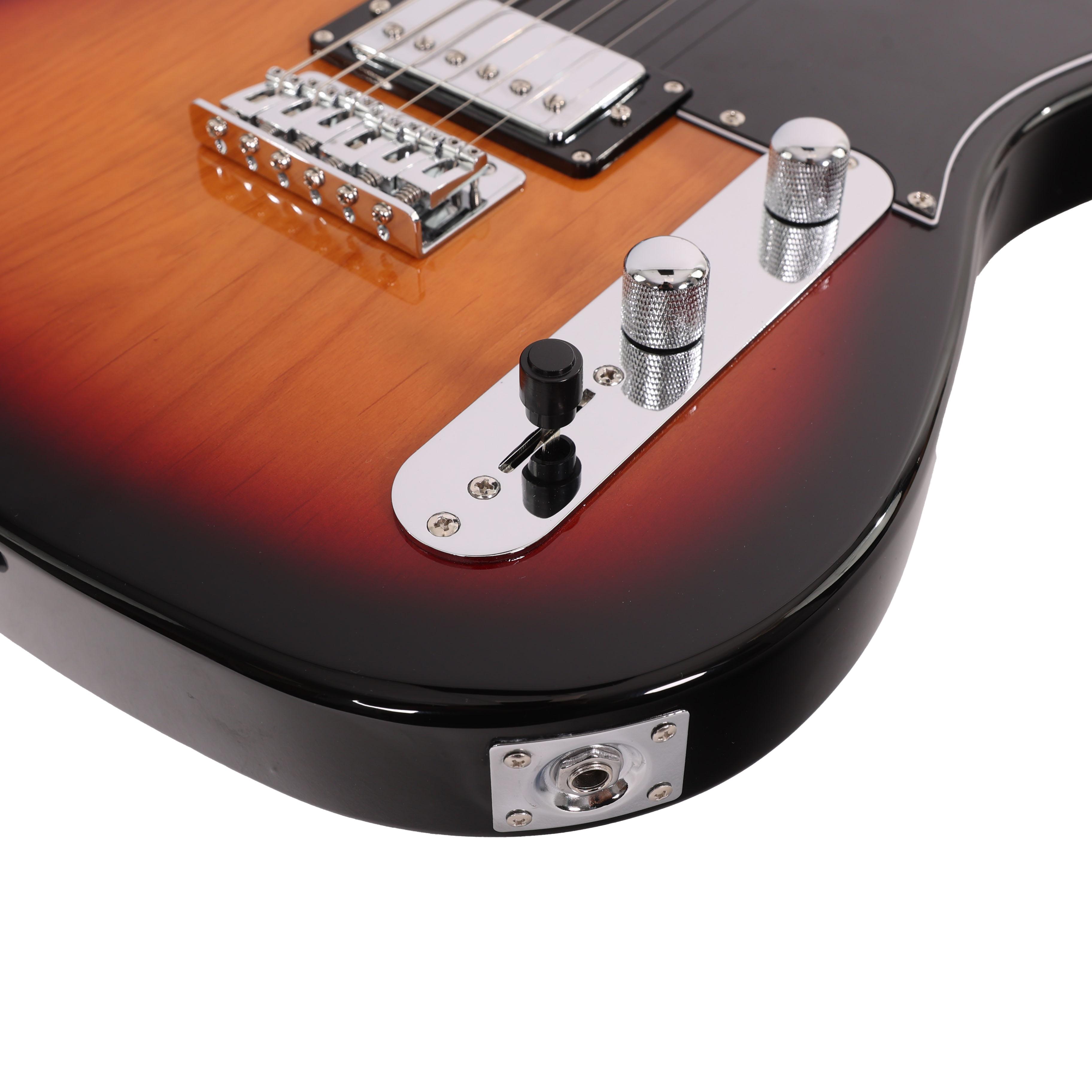 EastCoast T2 Electric Guitar in Three Tone Sunburst with Maple Fretboard - EC-T2-SB (8).jpg