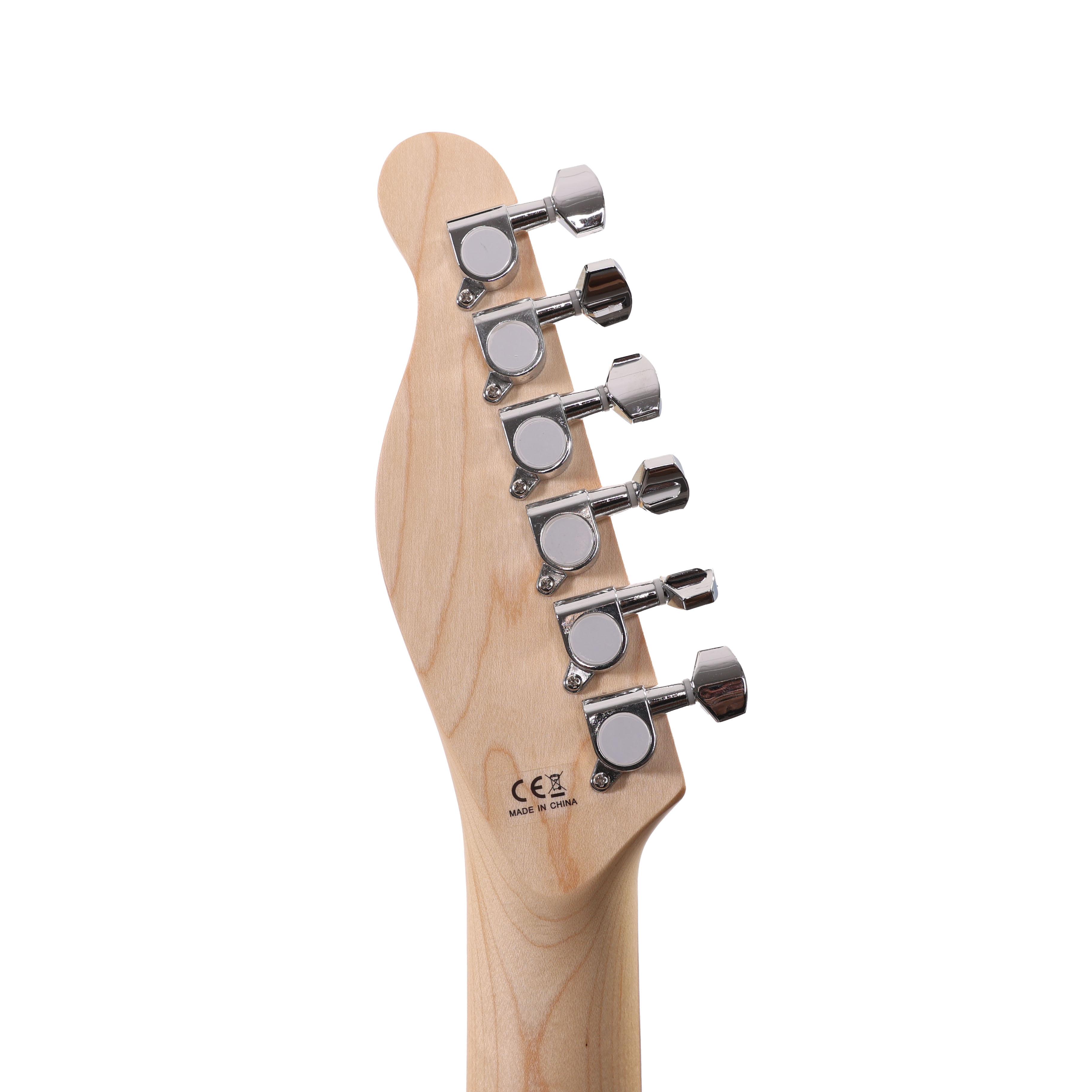 EastCoast T2 Electric Guitar in Three Tone Sunburst with Maple Fretboard - EC-T2-SB (5).jpg