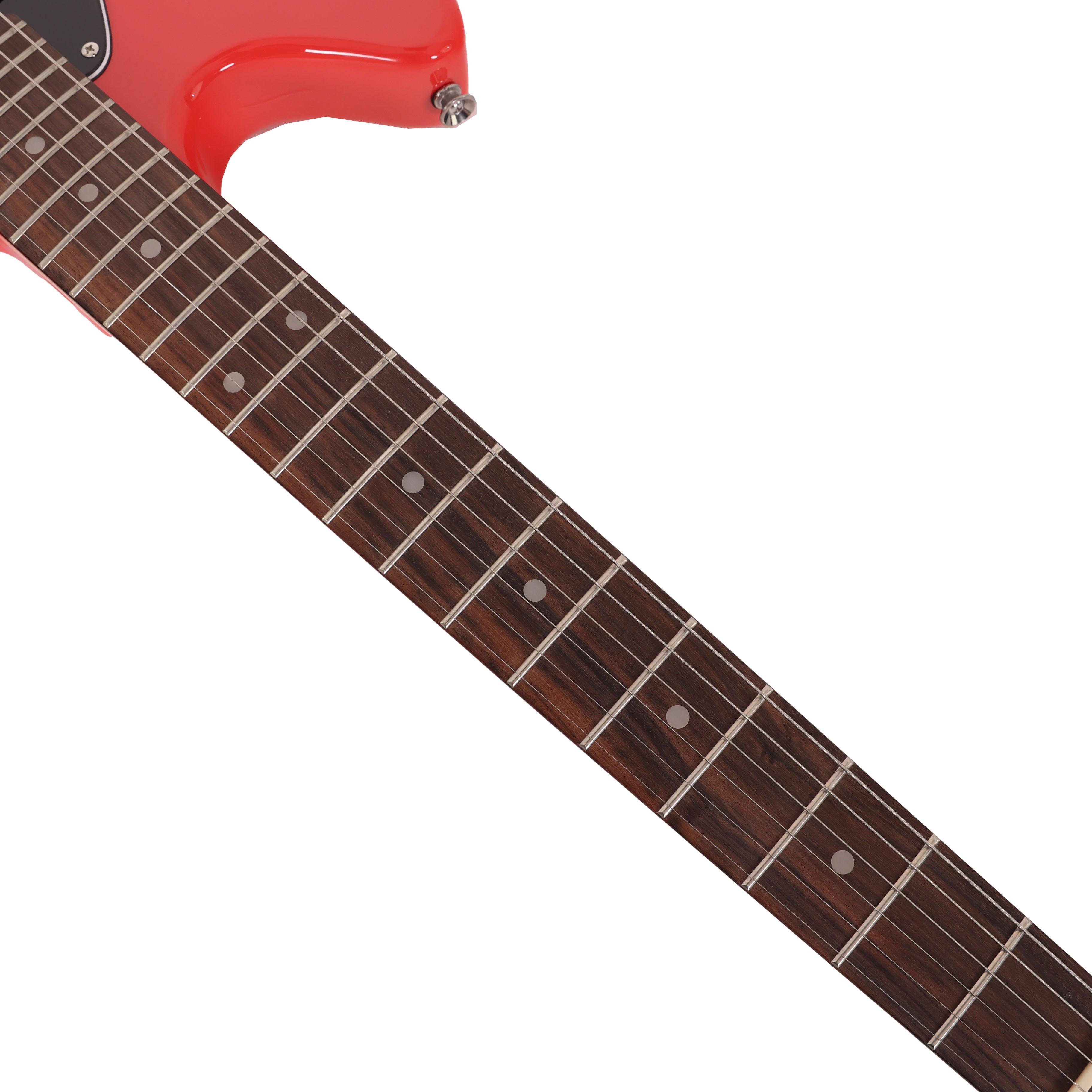 EastCoast MS1 Short Scale Electric Guitar in Fiesta Red with Rosewood Fretboard - EC-MS1-FR (11).jpg