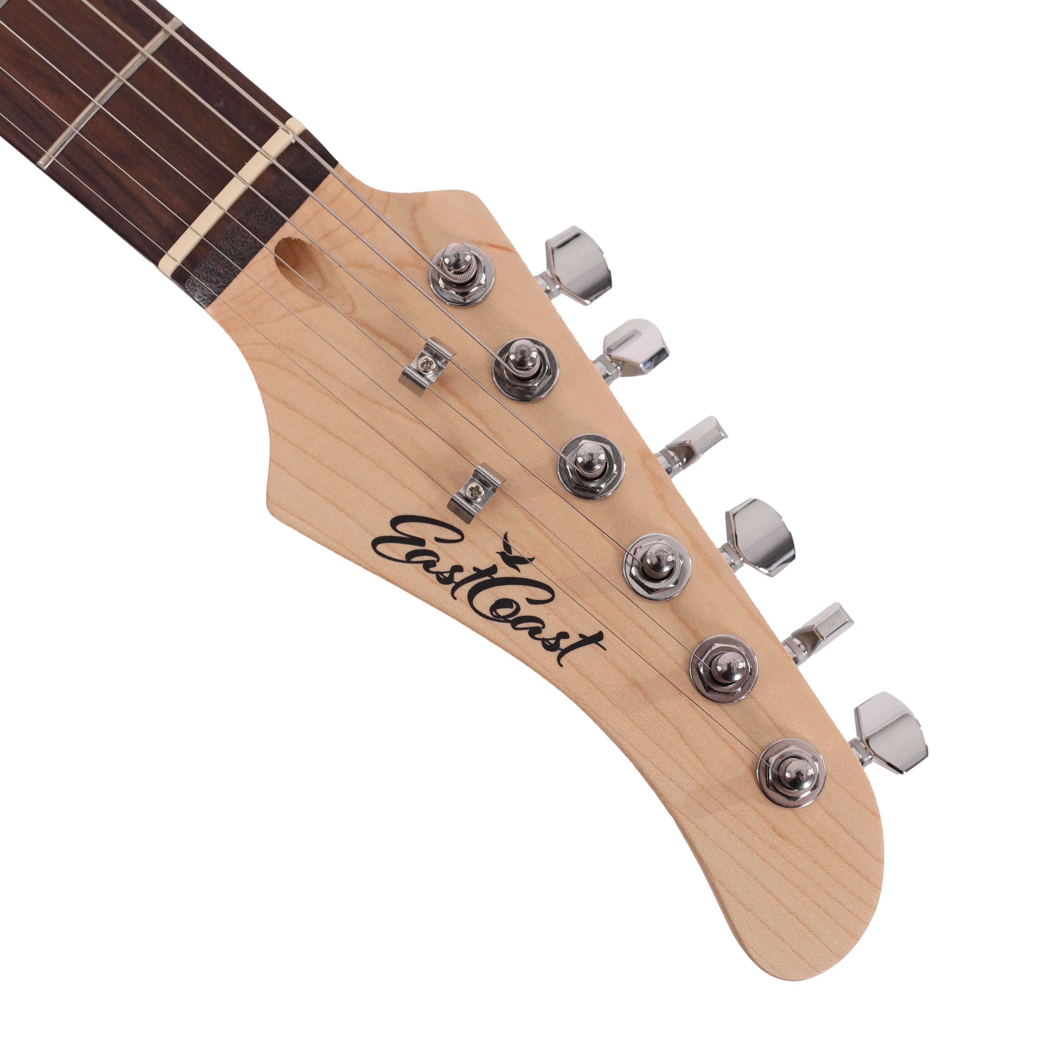 EastCoast MS1 Short Scale Electric Guitar in Fiesta Red with Rosewood Fretboard - EC-MS1-FR (12).jpg