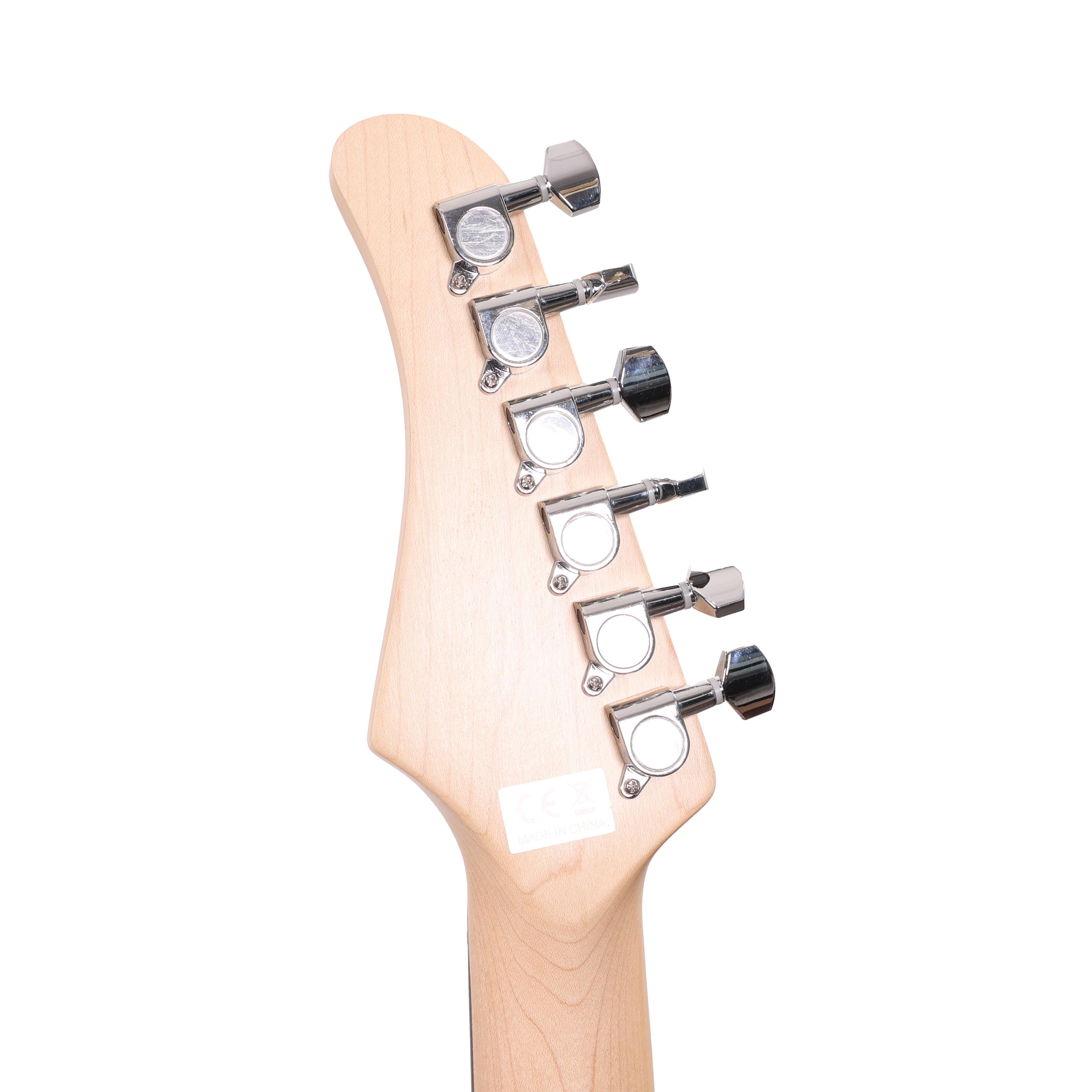 EastCoast MS1 Short Scale Electric Guitar in Fiesta Red with Rosewood Fretboard - EC-MS1-FR (5).jpg