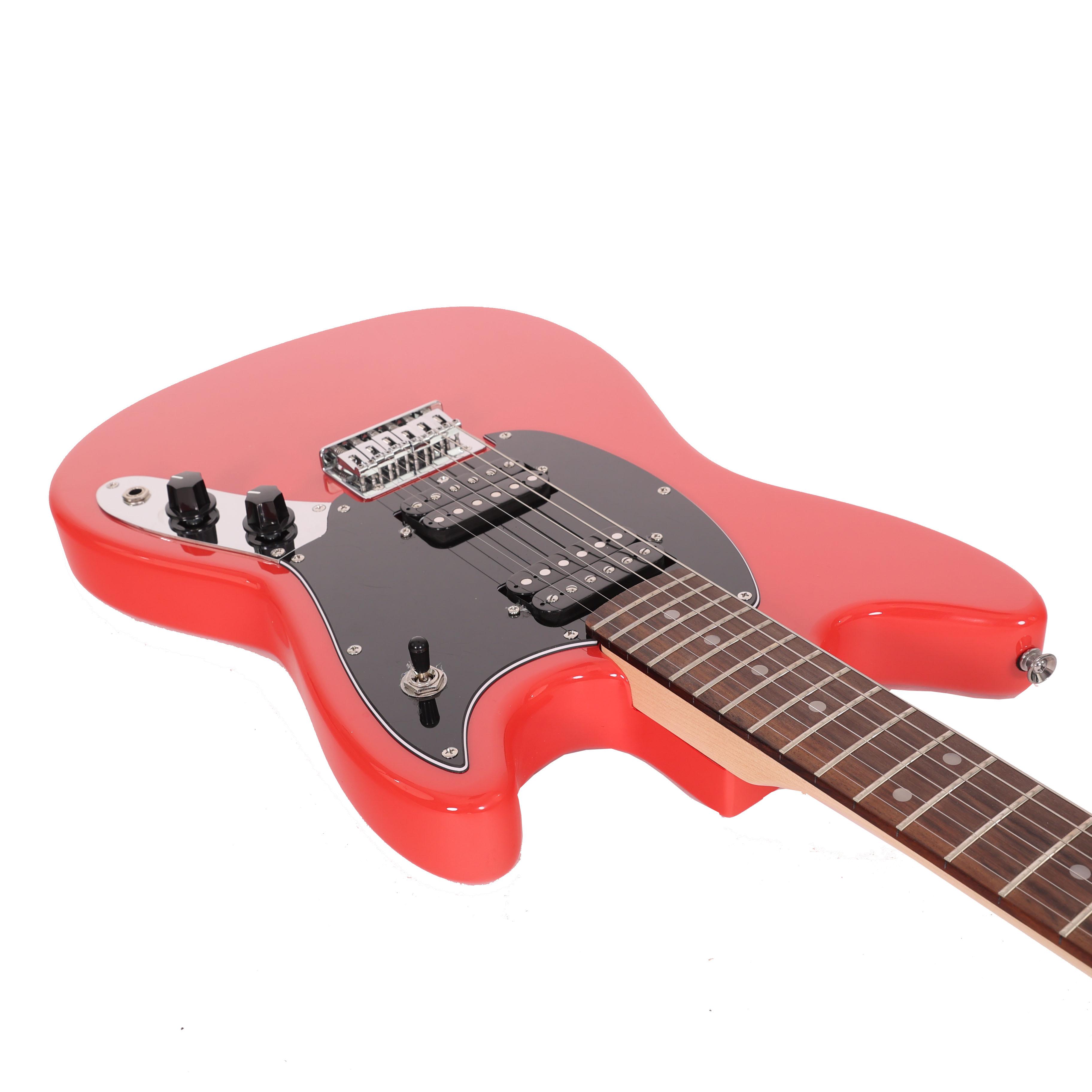 EastCoast MS1 Short Scale Electric Guitar in Fiesta Red with Rosewood Fretboard - EC-MS1-FR (9).jpg