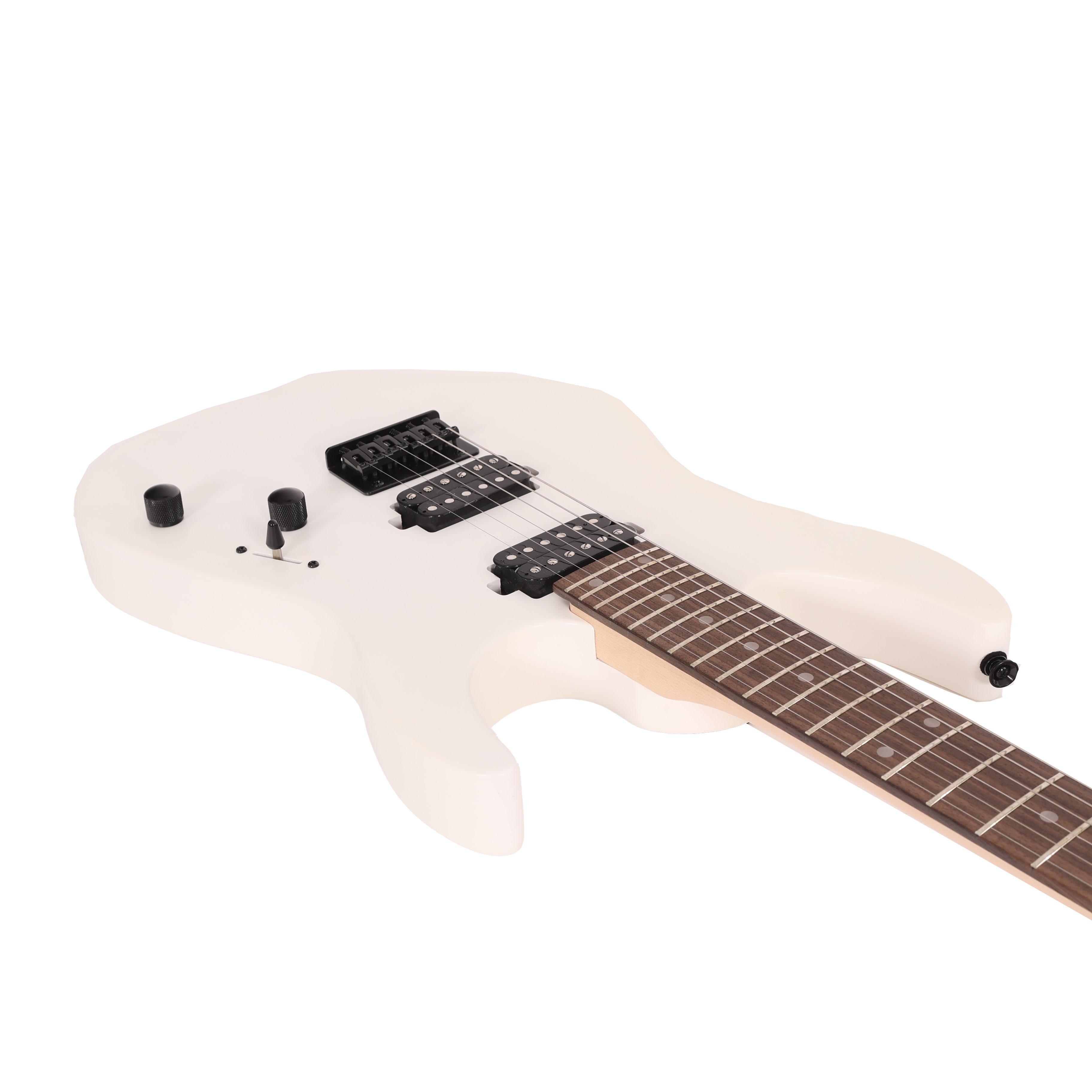 EastCoast MT1 Electric Guitar in Satin White with Rosewood Fretboard - EC-MT1-WH (9).jpg