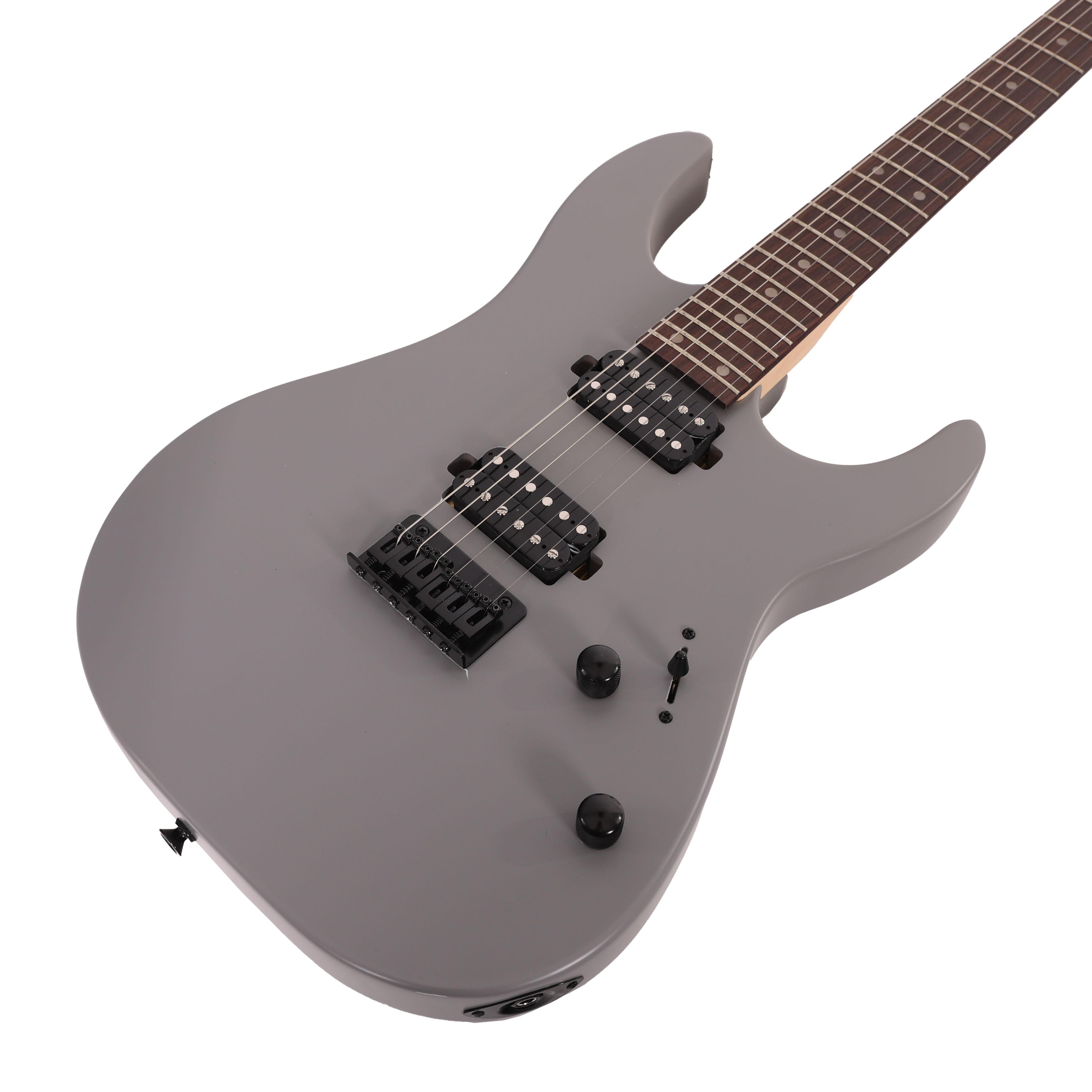 EastCoast MT1 Electric Guitar in Satin Stone Grey with Rosewood Fretboard - EC-MT1-SG (6).jpg