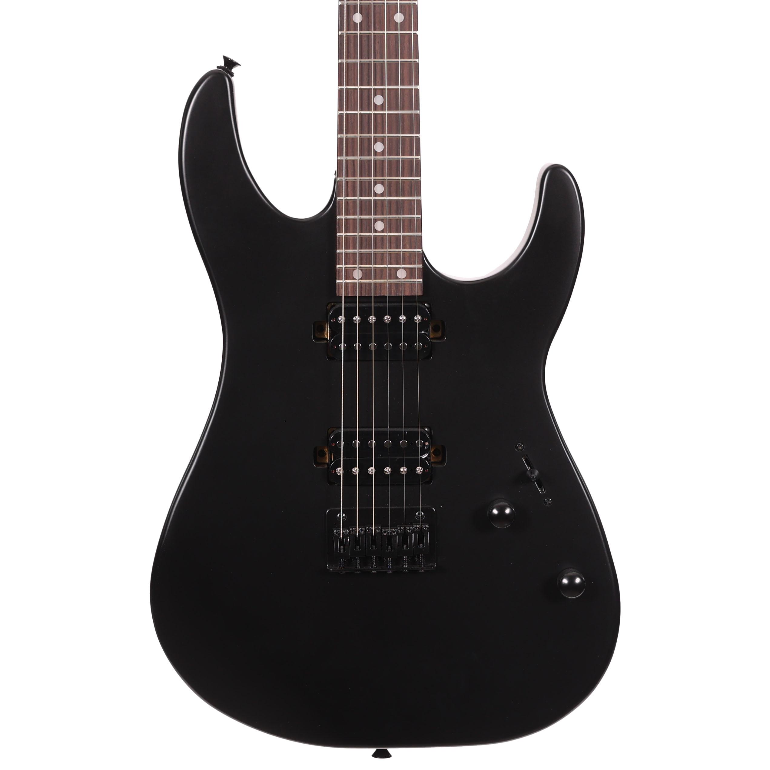 EastCoast MT1 Electric Guitar in Satin Black with Rosewood Fretboard - EC-MT1-BK (2).jpg
