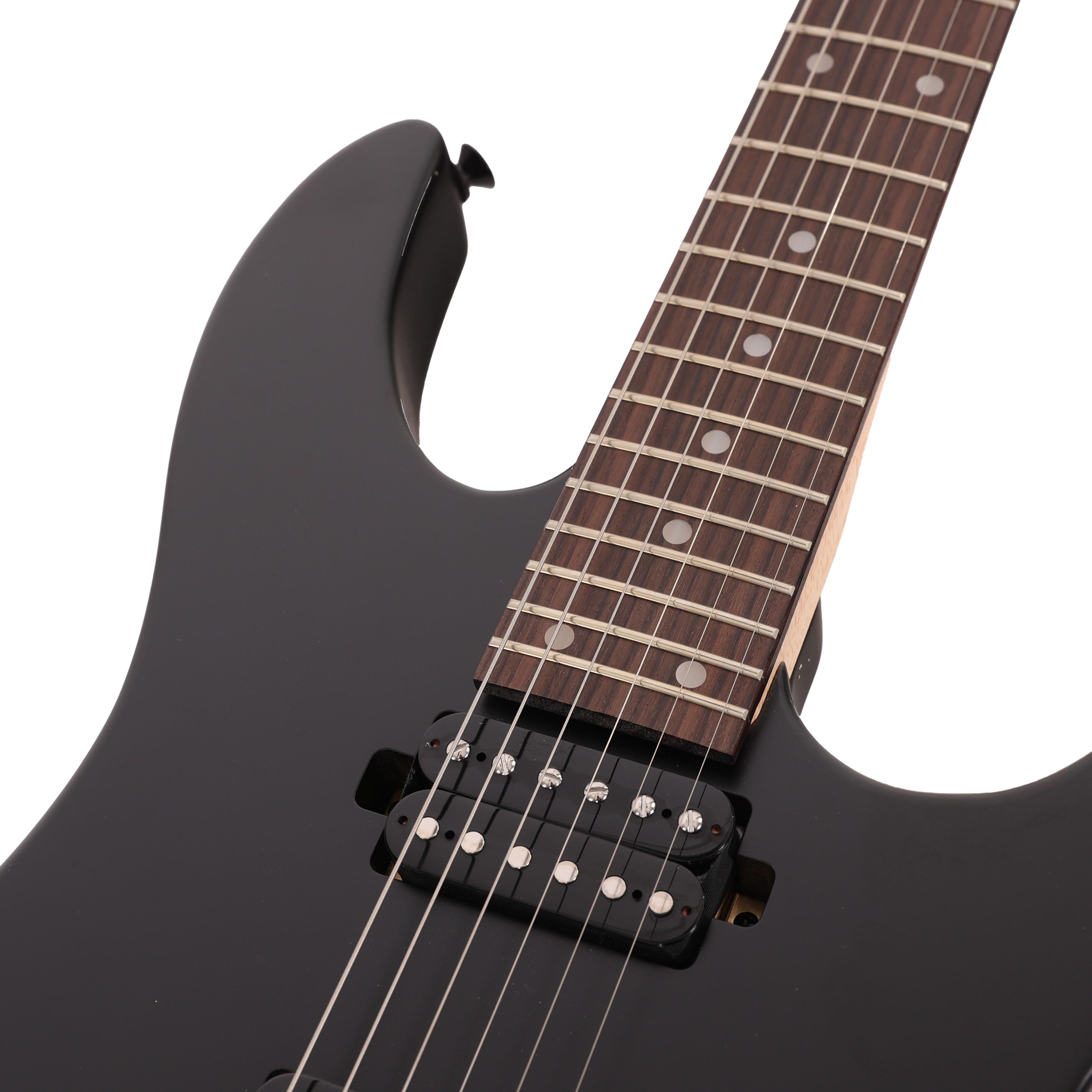 EastCoast MT1 Electric Guitar in Satin Black with Rosewood Fretboard - EC-MT1-BK (7).jpg