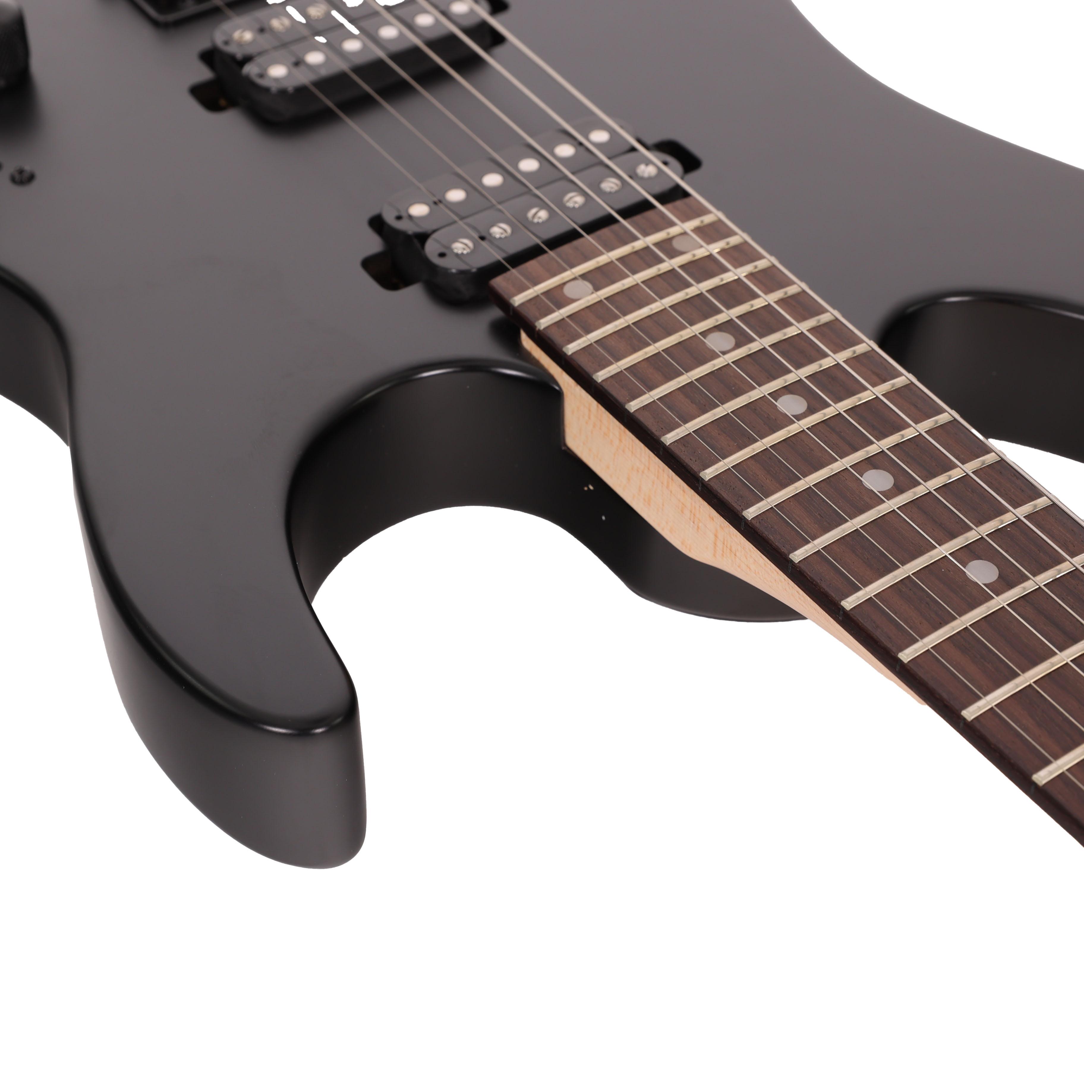 EastCoast MT1 Electric Guitar in Satin Black with Rosewood Fretboard - EC-MT1-BK (10).jpg