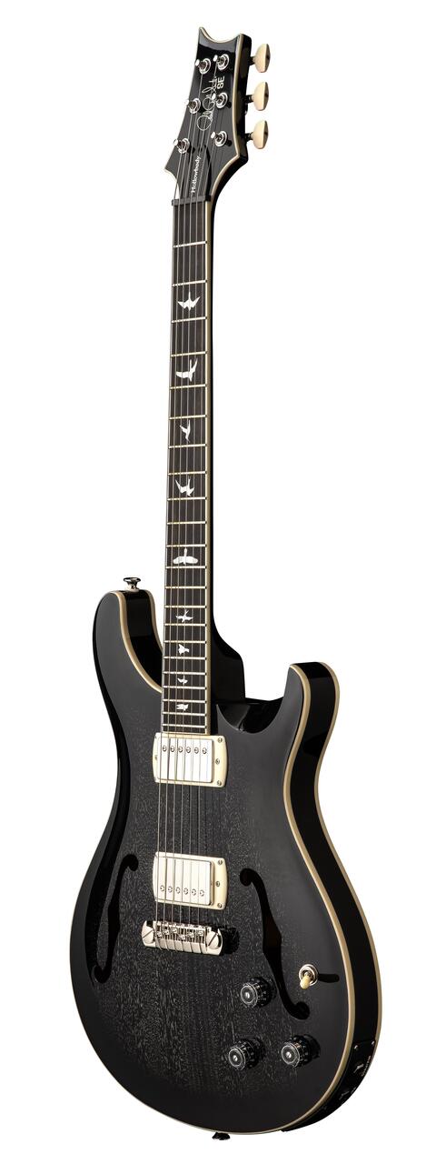 PRS SE Hollowbody Standard Piezo Electric Guitar in Dog Hair Smokeburst (2026) - SE Hollowbody Standard Piezo Dog Hair Smokeburst_3quarter.jpg