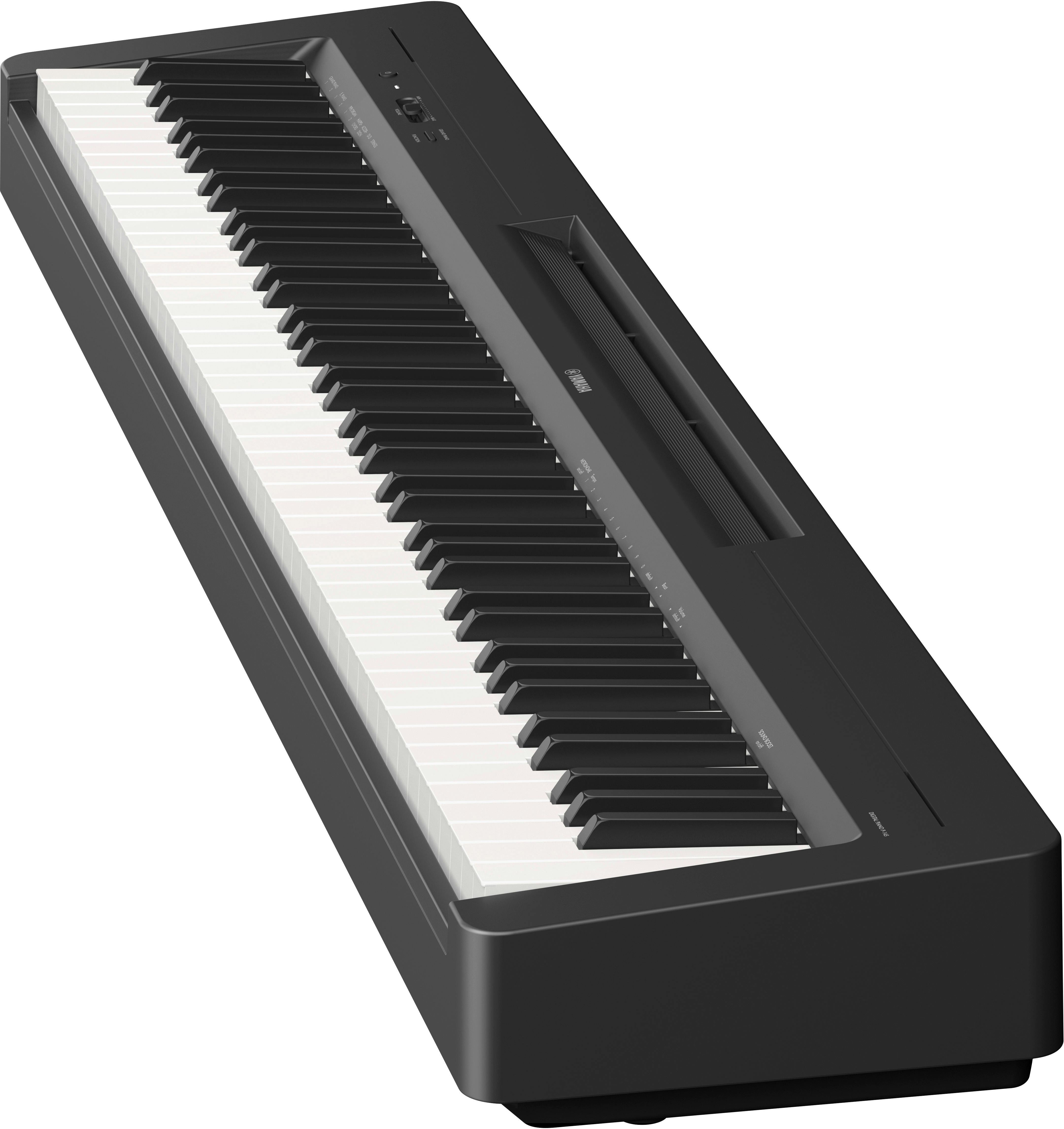 Yamaha P145 Digital Piano in Black - P-145-Yamaha_P145_Tilt.jpg