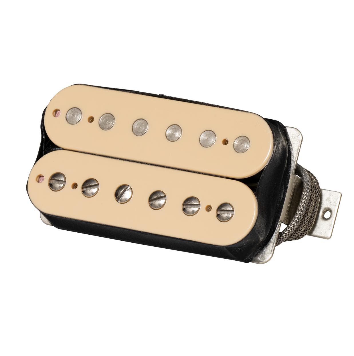Gibson '57 Classic Plus Humbucker Pickup in Double Classic White - PU57 DCW2_front.jpg