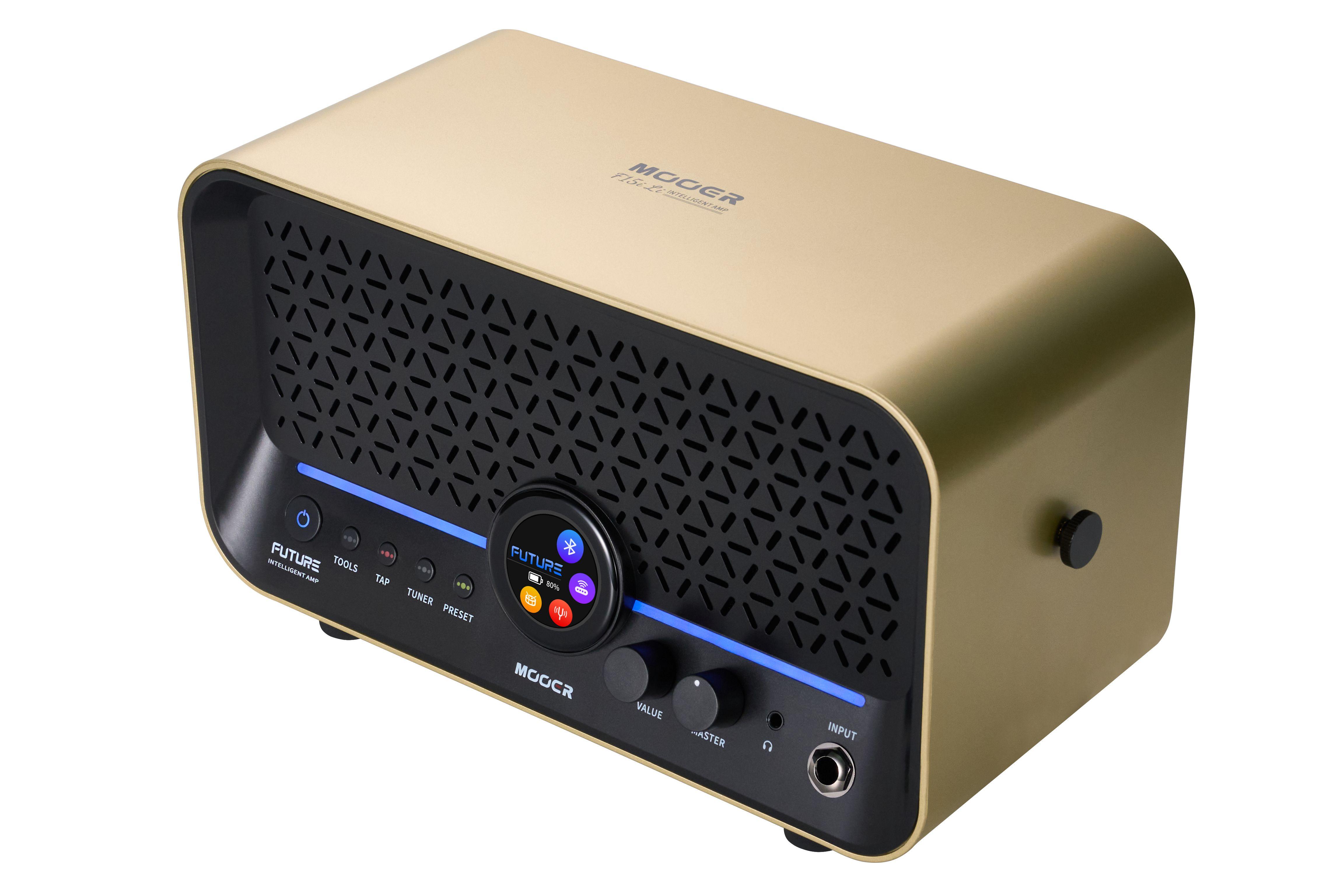MOOER F15i Li Intelligent Desktop Amp with Lithium Battery in Gold - F15i Li-golden (5)_compressed.jpg