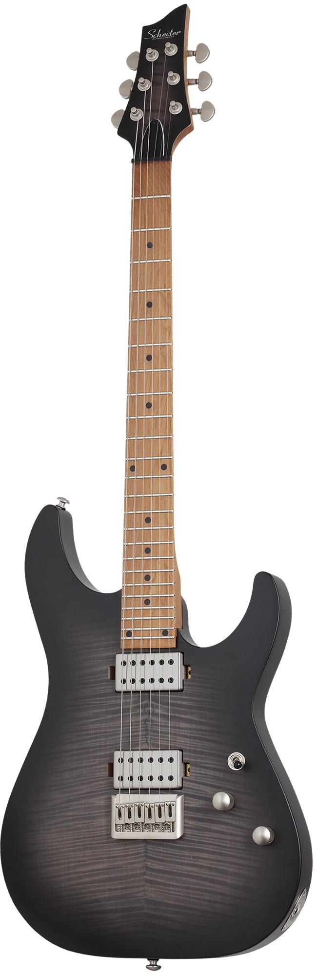 Schecter C-1 Standard Plus Electric Guitar in Trans Black Burst - PHB7AfQ-ZZUpm6.jpg
