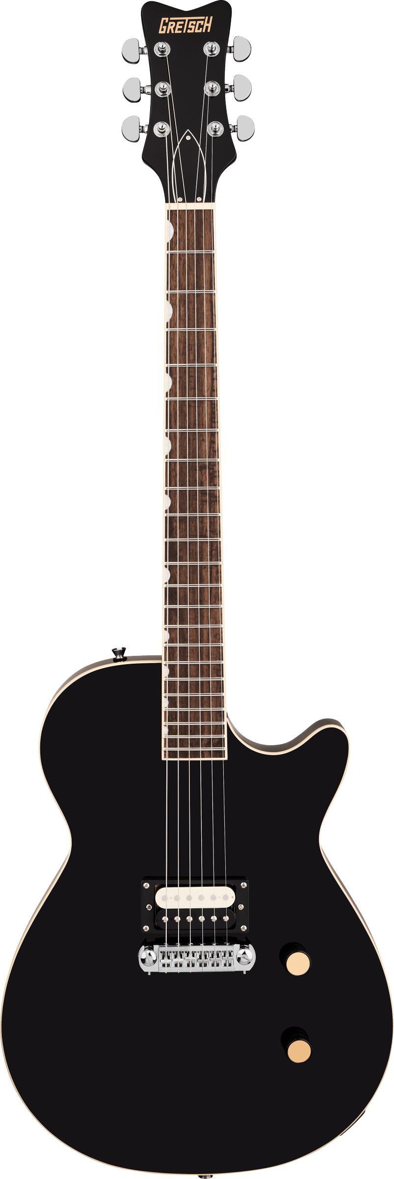 Gretsch Streamliner Jet 1 Pickup Electric Guitar in Jet Black - 2814103506_gre_ins_frt_1_rr.jpg