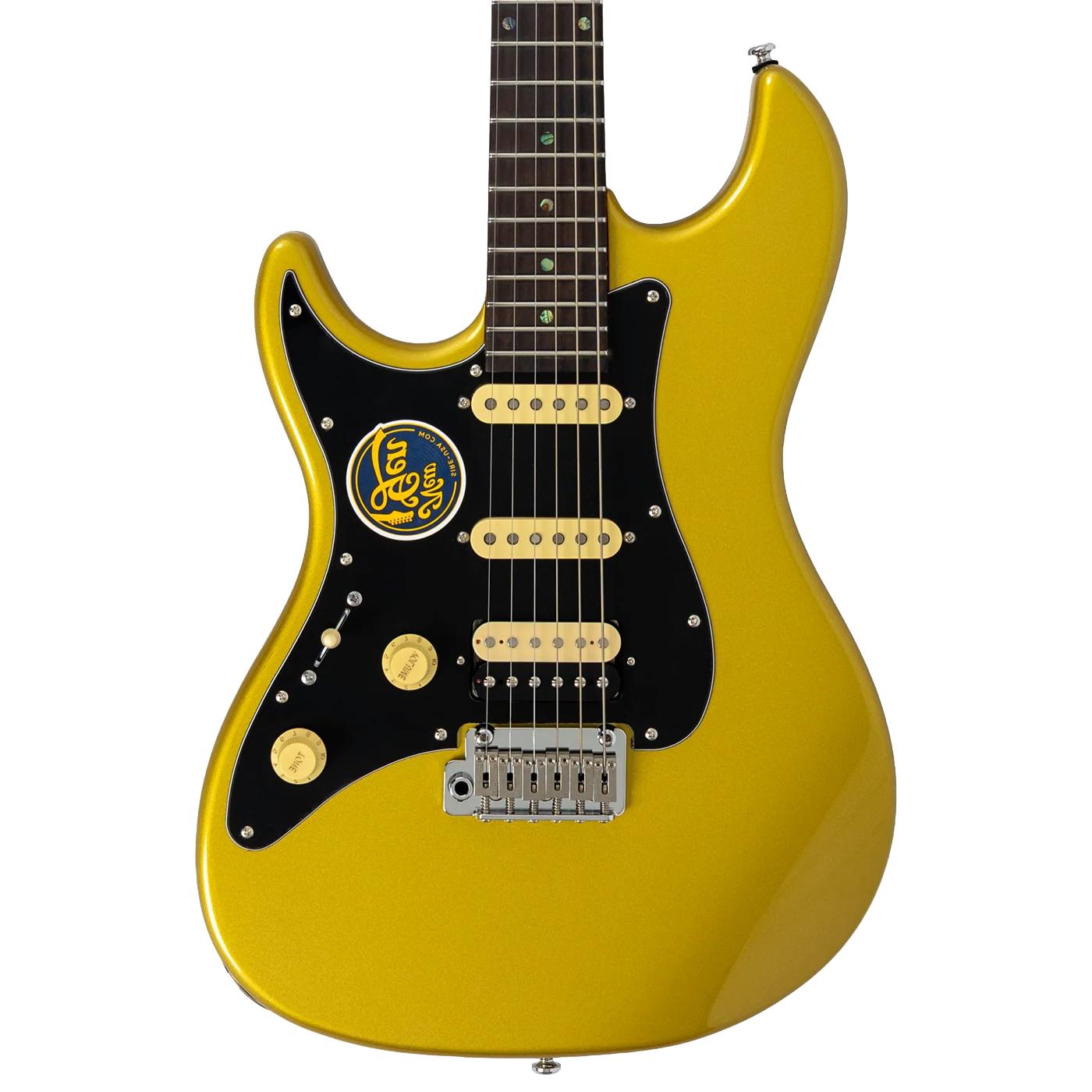 Sire Larry Carlton S7 HSS New Gen Left Handed Electric Guitar in Metallic Gold Rosewood Board - S7_HSS_MGO_4_937fb4b9-a7d5-4738-b54e-9f9dc916beec LH.jpg