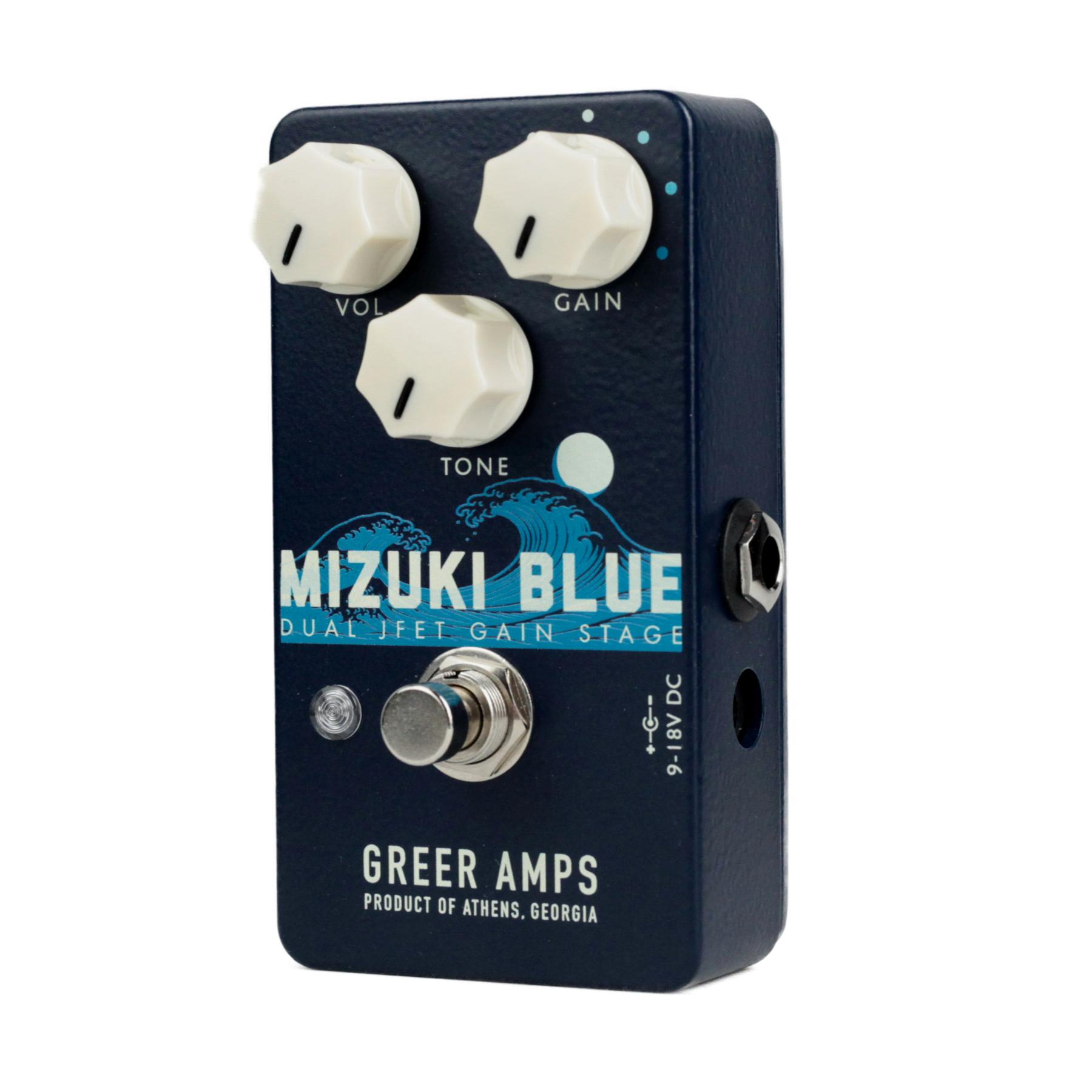 Greer Amps Mizuki Blue Dual JFET Gain Stage Overdrive Pedal - Greer_MizukiBlue_STOCK_2.jpg