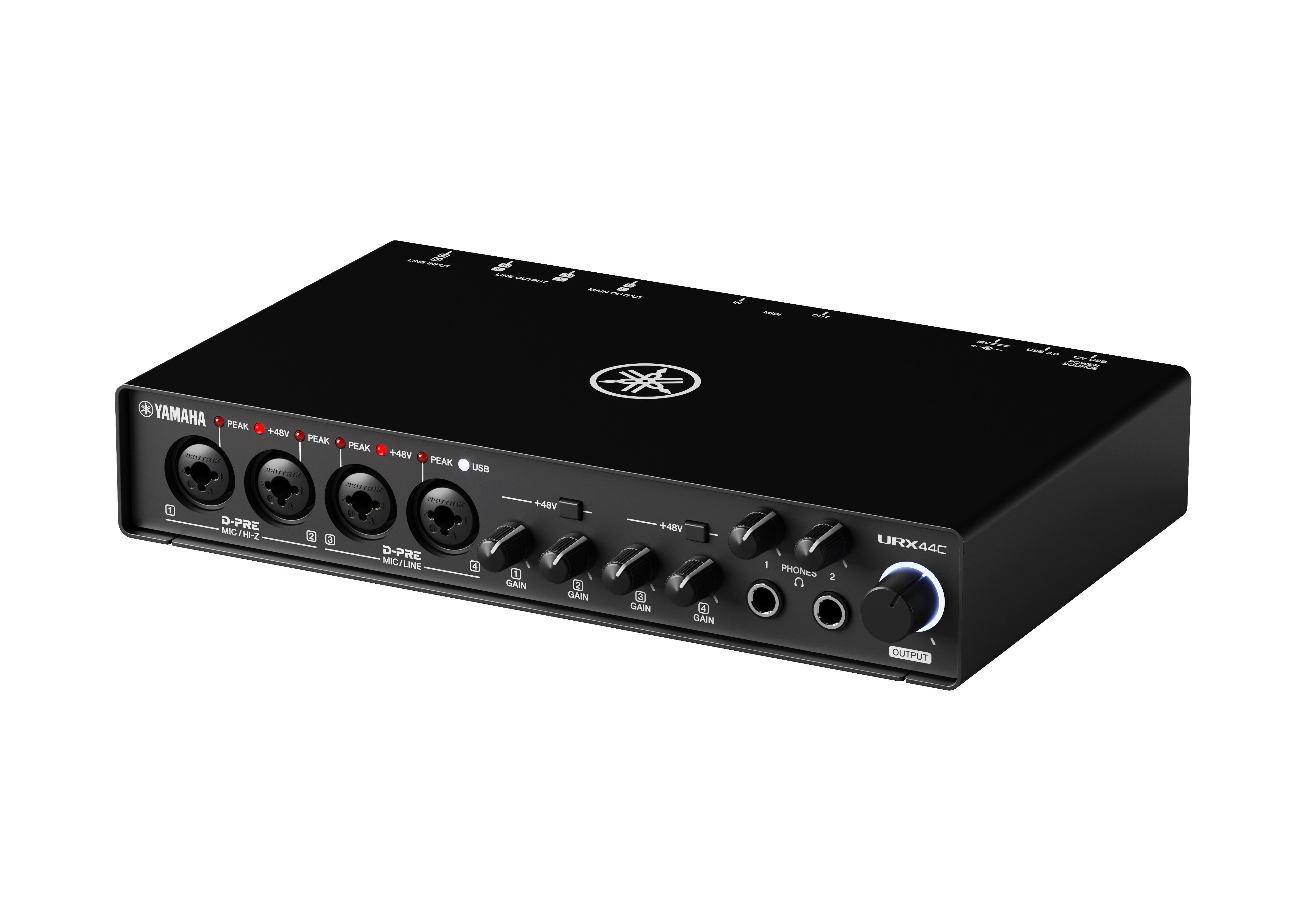 UR44C USBオーディオインターフェイス Yamaha URX44C USB-C Audio Interface - Andertons Music Co