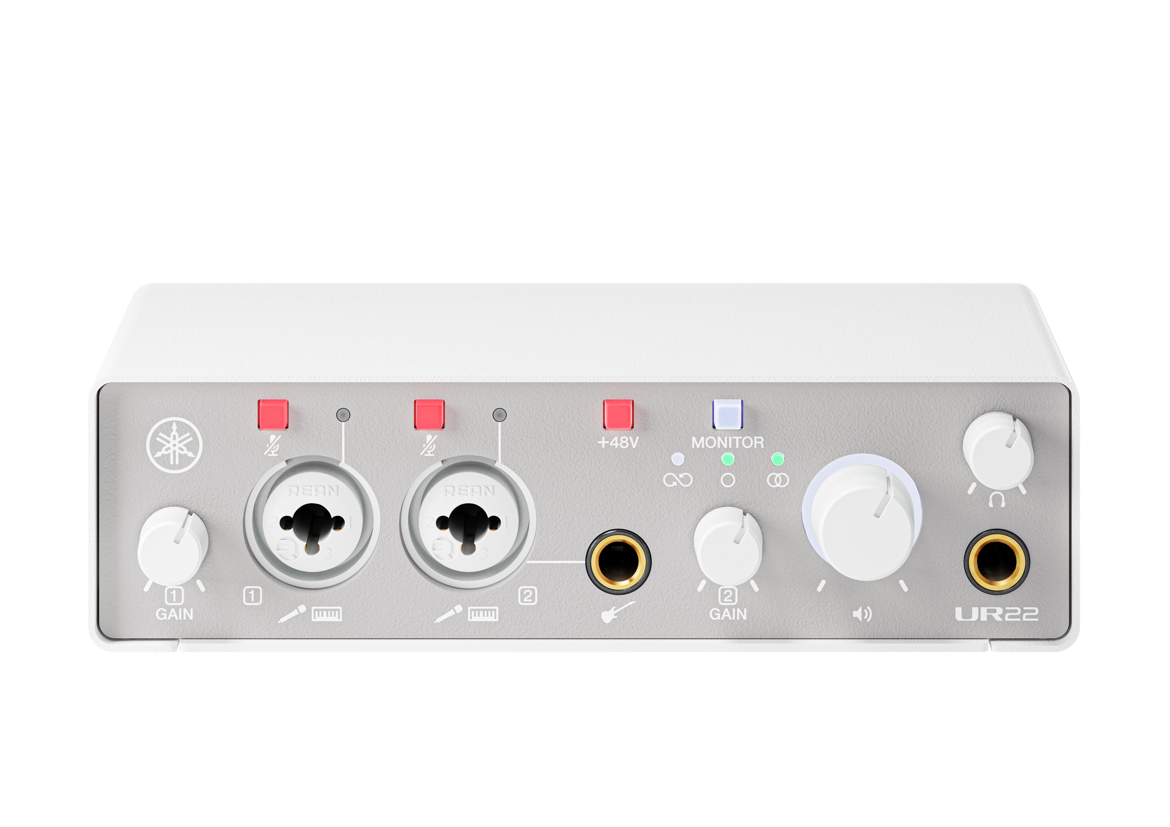Yamaha UR22 MK3 USB-C Audio Interface In White - UR22MK3_front_top_w.jpg