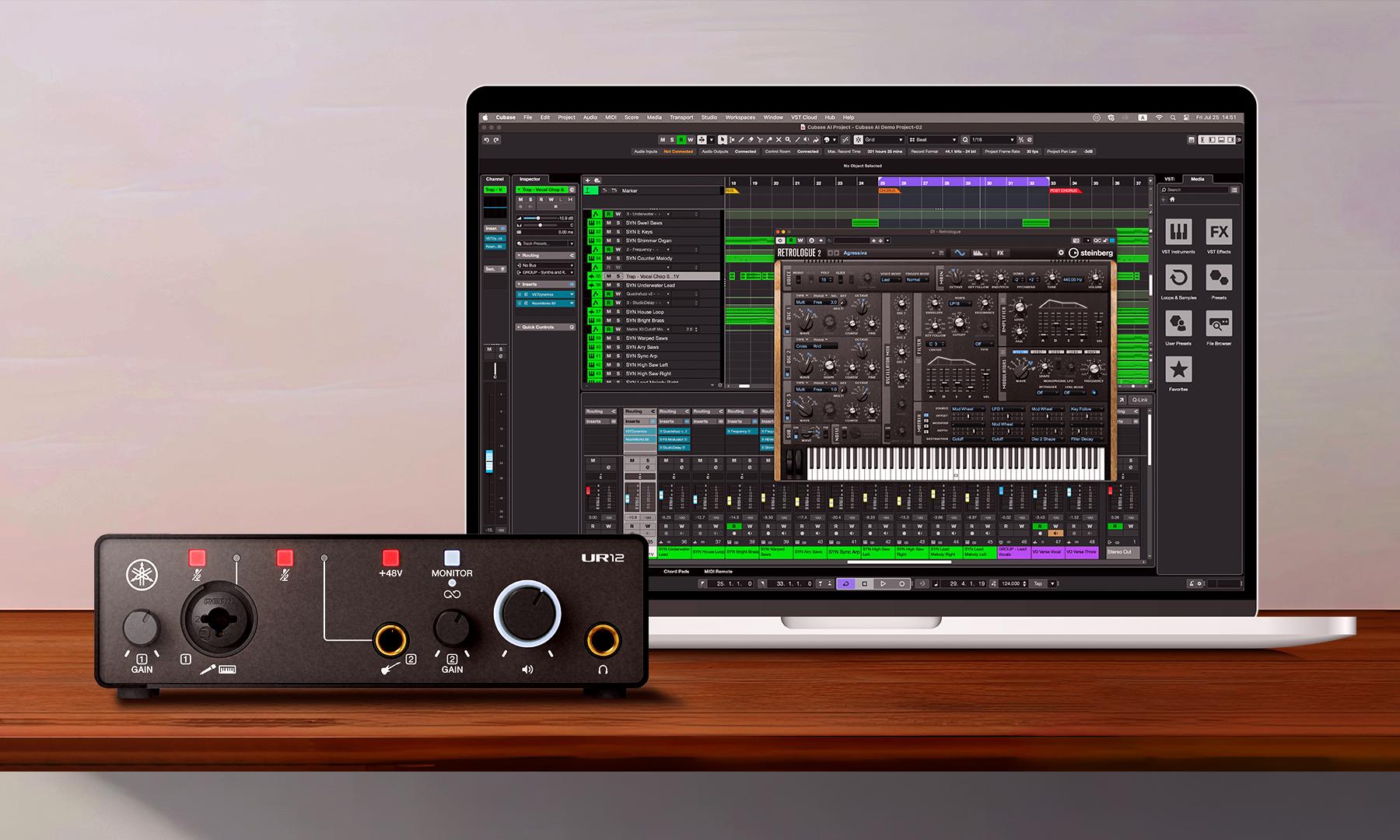 Yamaha UR12 MK3 USB-C Audio Interface In White - ur12mk3-feature01.jpg