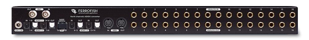 Ferrofish Pulse 16 MX Rackmount 16-Channel AD/DA, MADI and ADAT