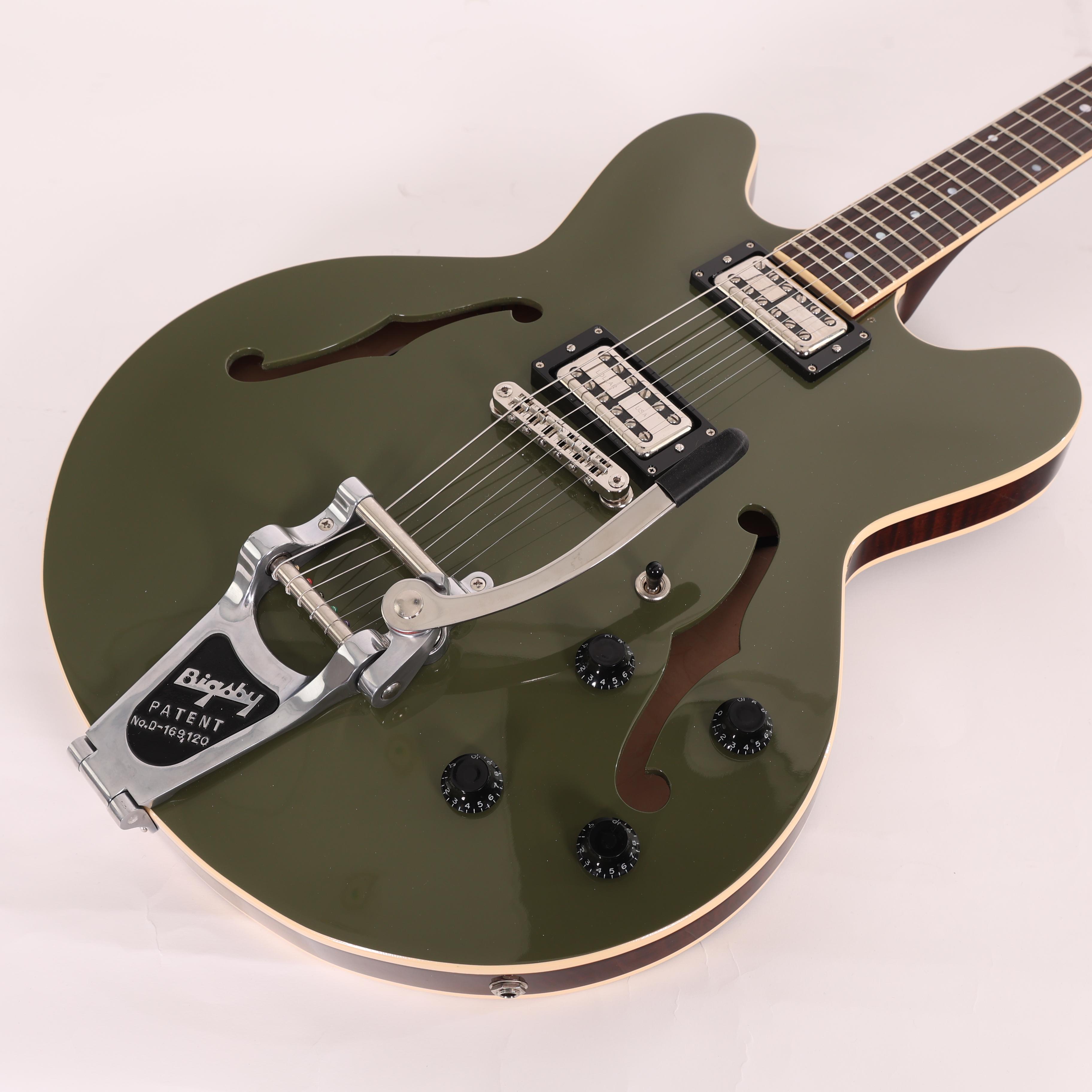 Second Hand Heritage Standard H-535 with Bigsby in Olive Drab 386 - SH-241-5386 (8).jpg