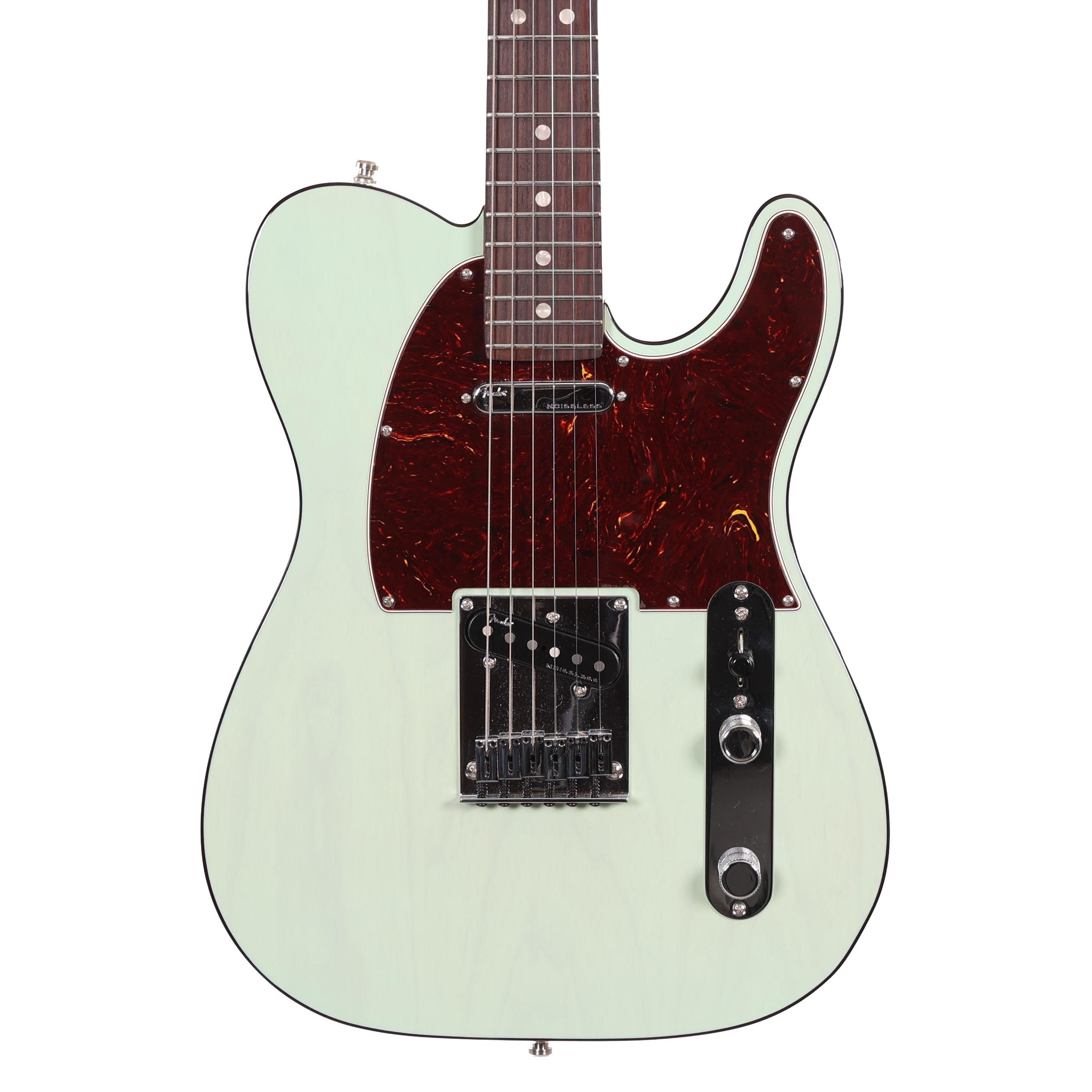 Second Hand Fender American Ultra Luxe Telecaster in Transparent Surf Green 196 - SH-141-5196 (3).jpg