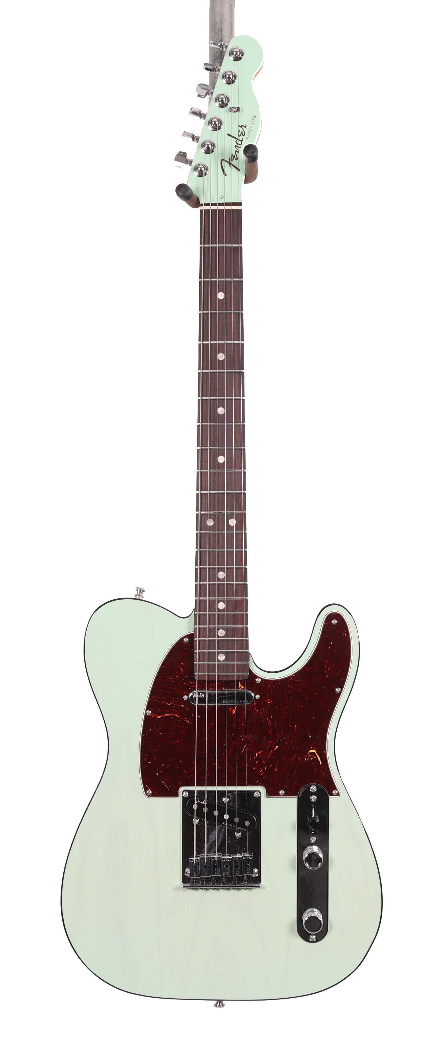 Second Hand Fender American Ultra Luxe Telecaster in Transparent Surf Green 196 - SH-141-5196 (4).jpg