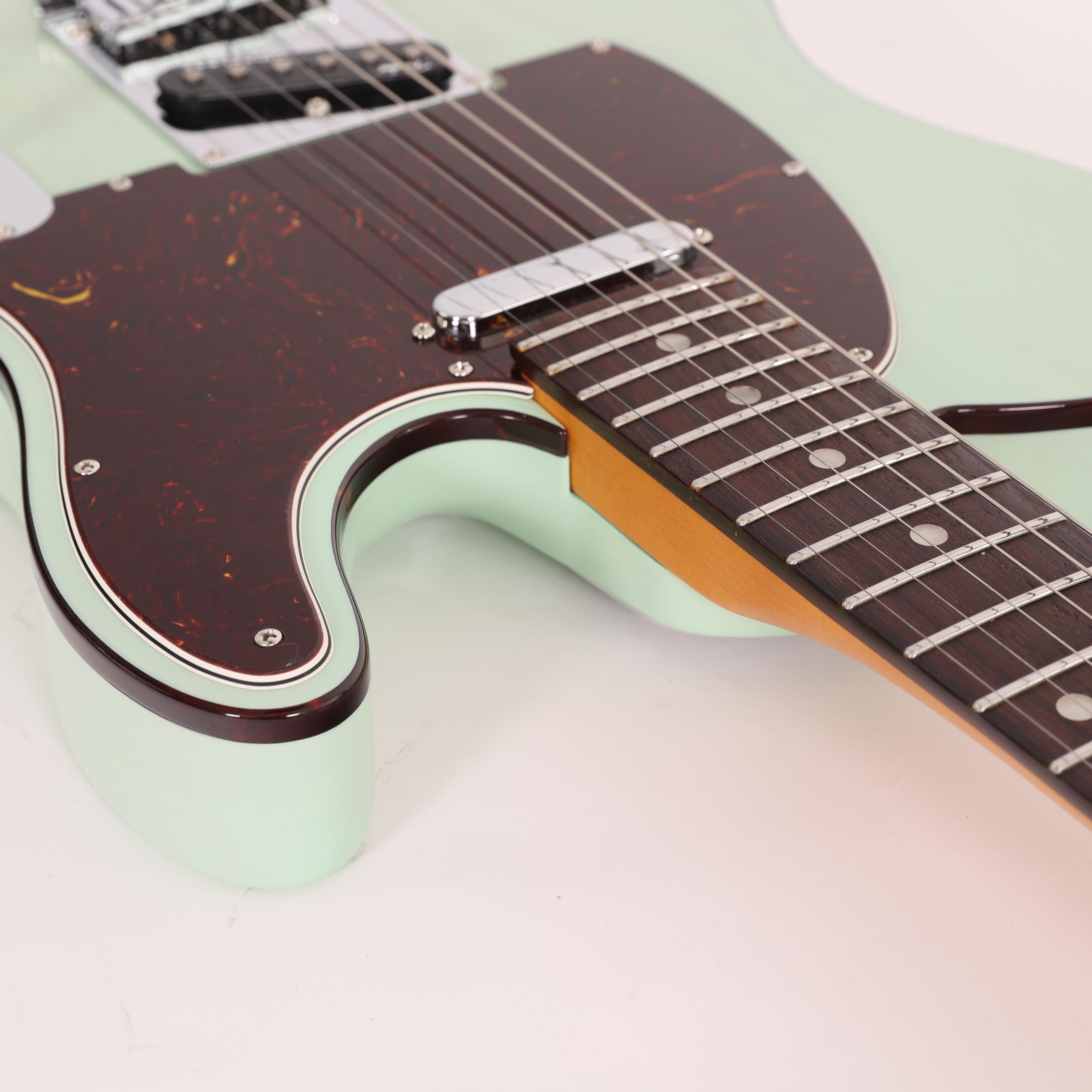 Second Hand Fender American Ultra Luxe Telecaster in Transparent Surf Green 196 - SH-141-5196 (12).jpg