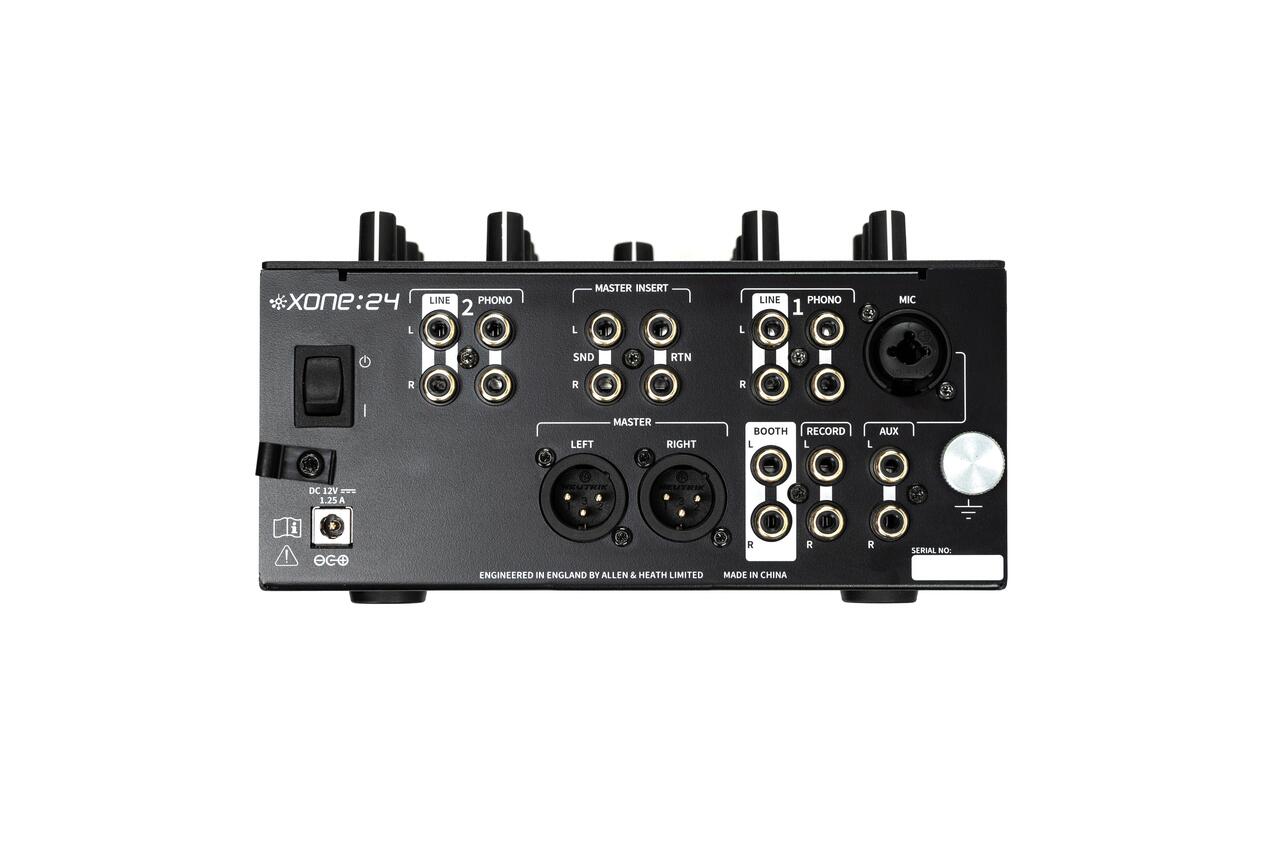 Allen & Heath XONE:24 2+1 Channel Analogue DJ Mixer - RS5614_Xone24 - Rear_compressed.jpg