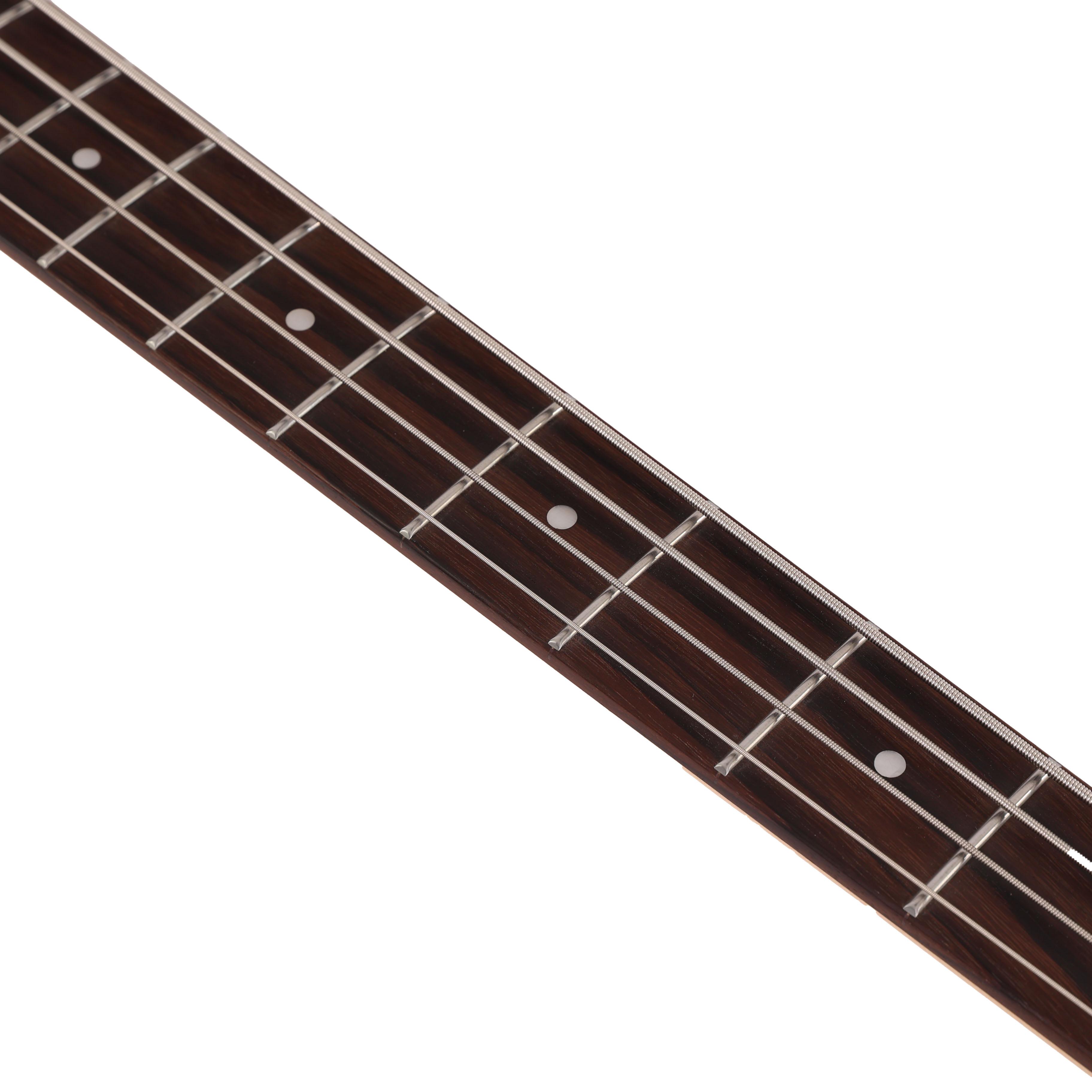EastCoast PJ4 Electric Bass Guitar in Candy Apple Red with Rosewood Fretboard - EC-PJ4-CAR (10).jpg