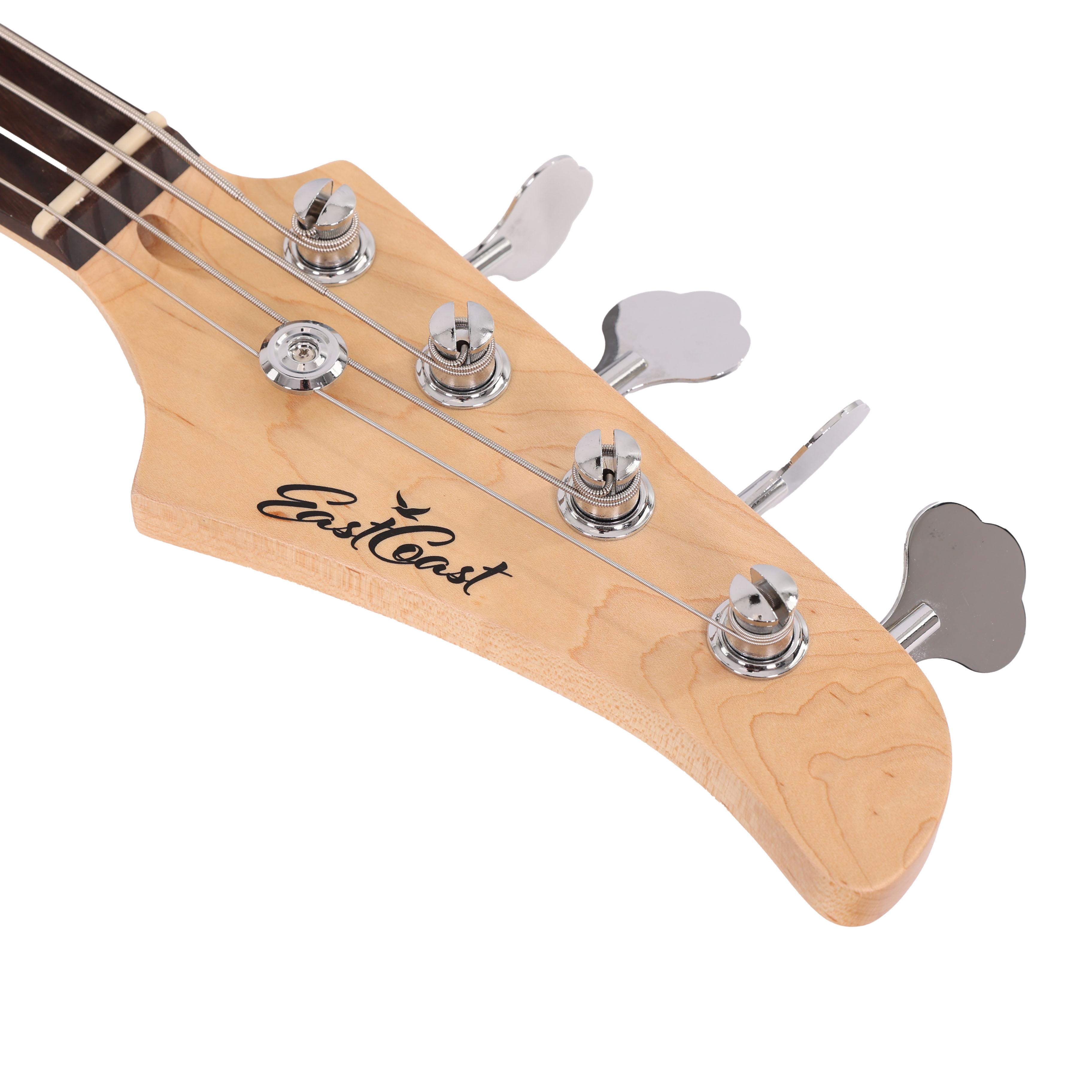 EastCoast PJ4 Electric Bass Guitar in Candy Apple Red with Rosewood Fretboard - EC-PJ4-CAR (11).jpg