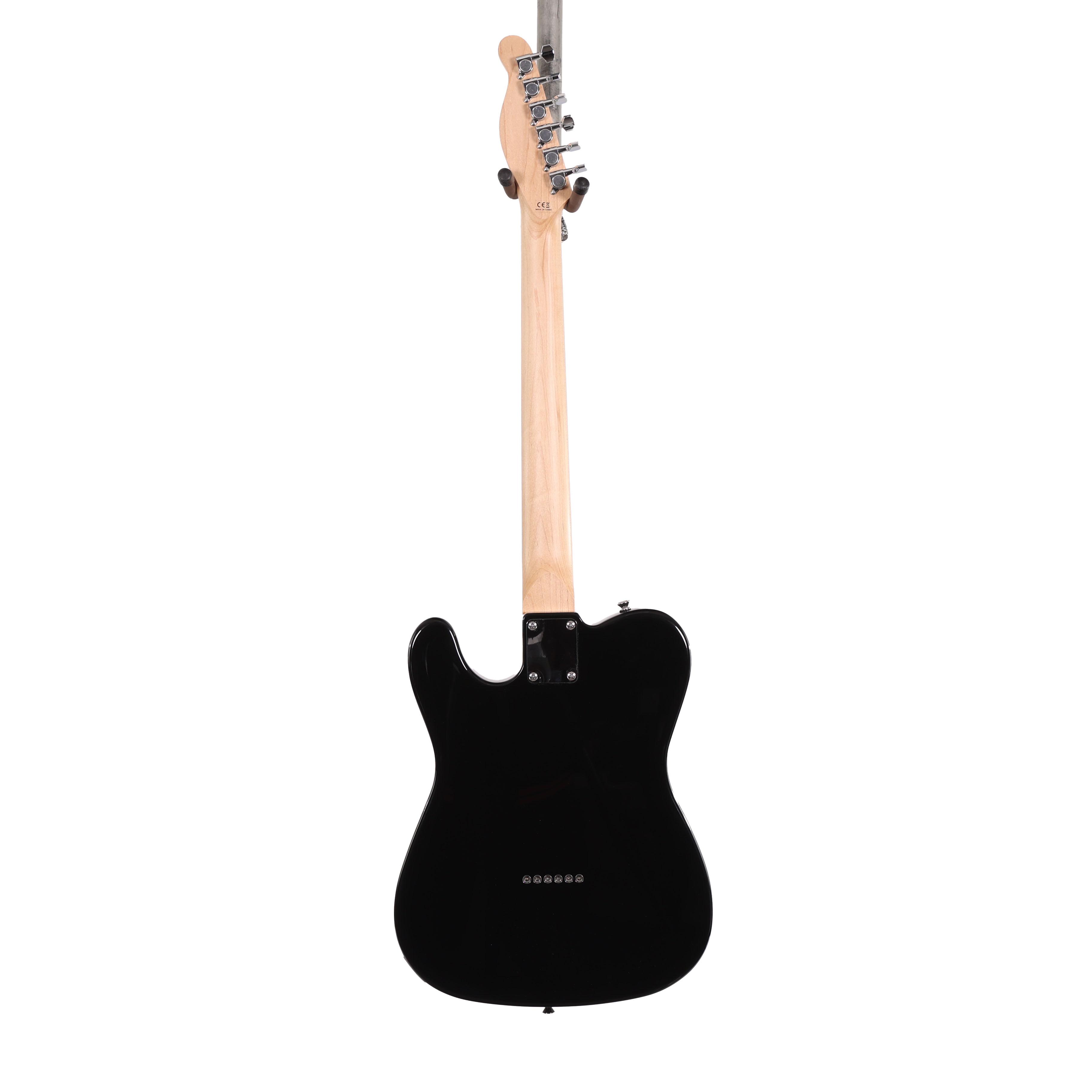 EastCoast T2 Dual Humbucker Electric Guitar in Black with Rosewood Fretboard - EC-T2-BLK (4).jpg