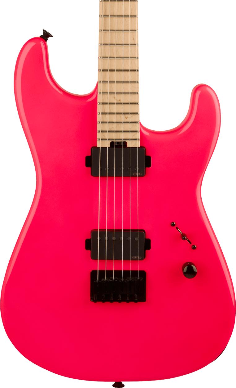 Charvel Sean Long Signature Pro-Mod San Dimas Style 1 HH HT M Electric Guitar in Neon Pink - 2965051319_cha_ins_frt_1_rr-hero.jpg