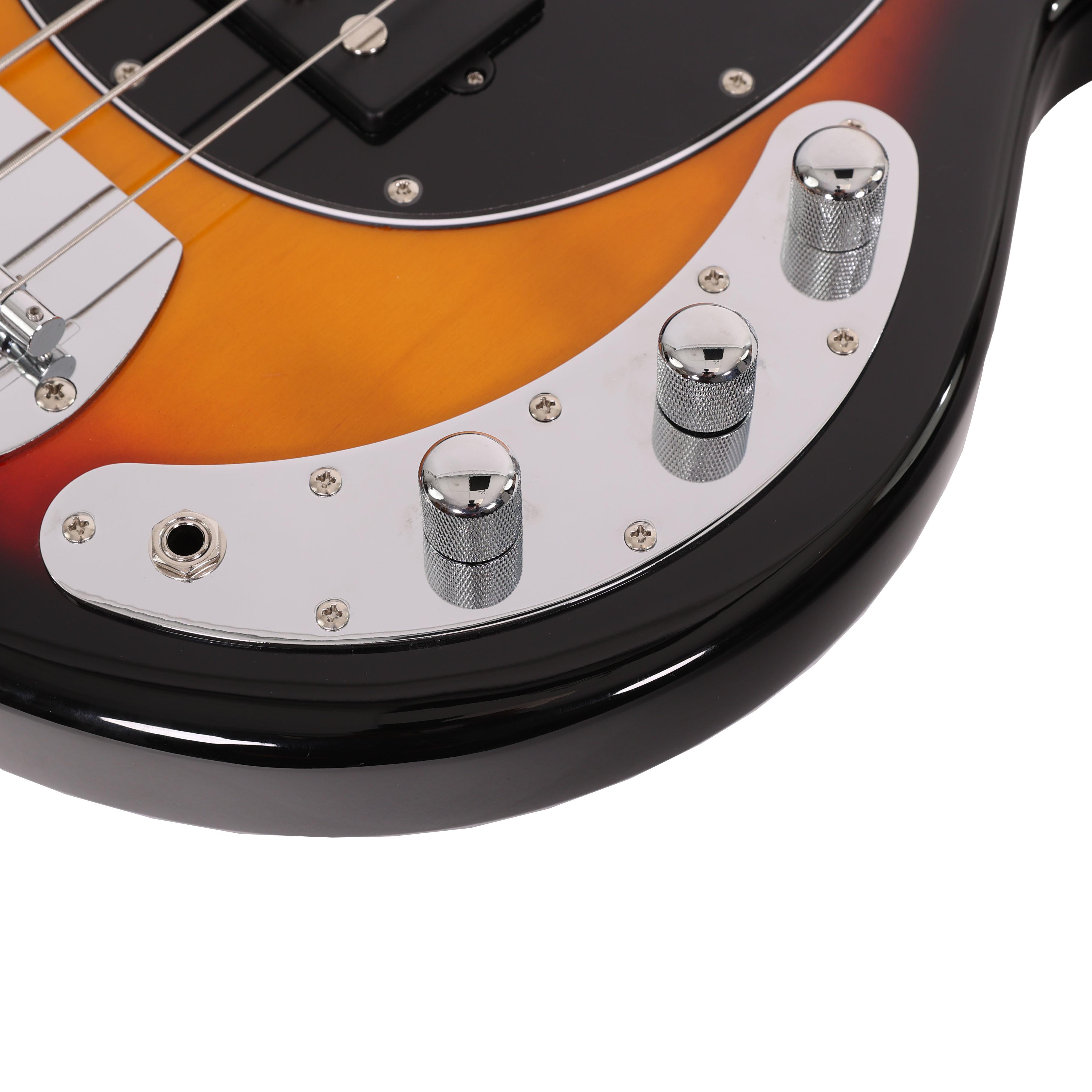 EastCoast SRB Bass Guitar in Three Tone Sunburst - EC-SRB-3TS (7).jpg