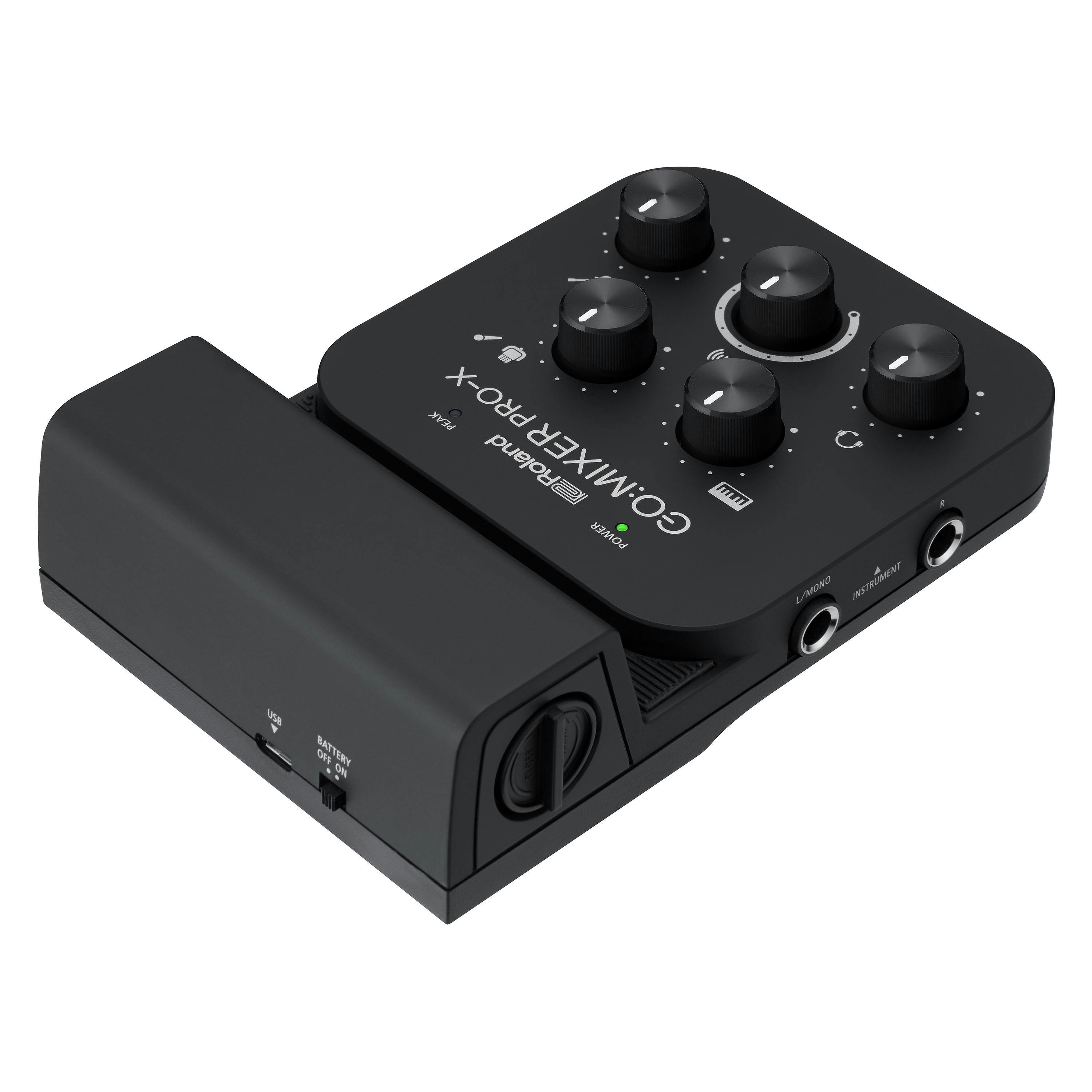 Roland Go Mixer Pro X Audio Mixer For Smartphones - 448753-GOMIXERPROX_DRR.jpg