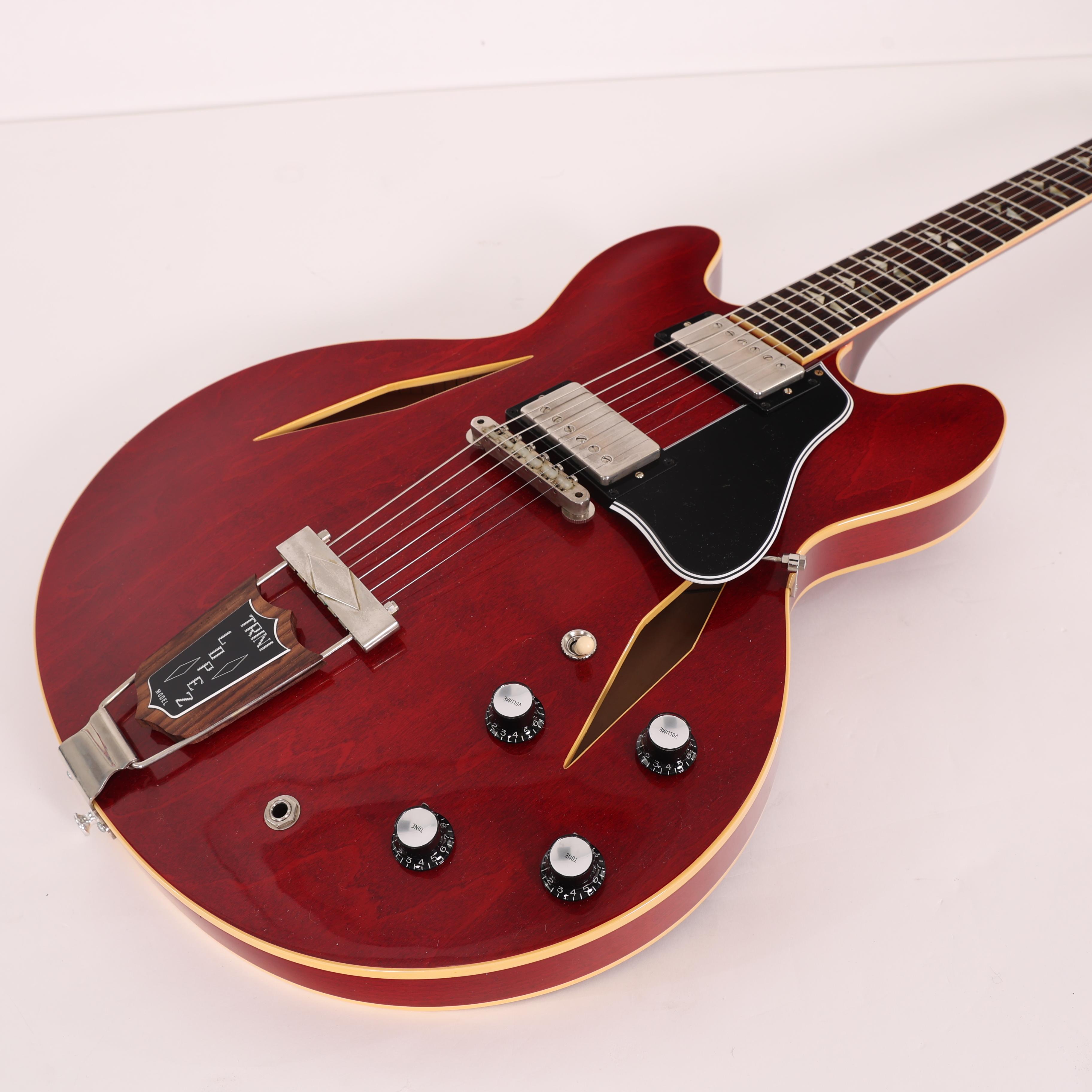 Second Hand Gibson Custom Shop Trini Lopez in Cherry Red 108 - SH-114-2108 (7).jpg