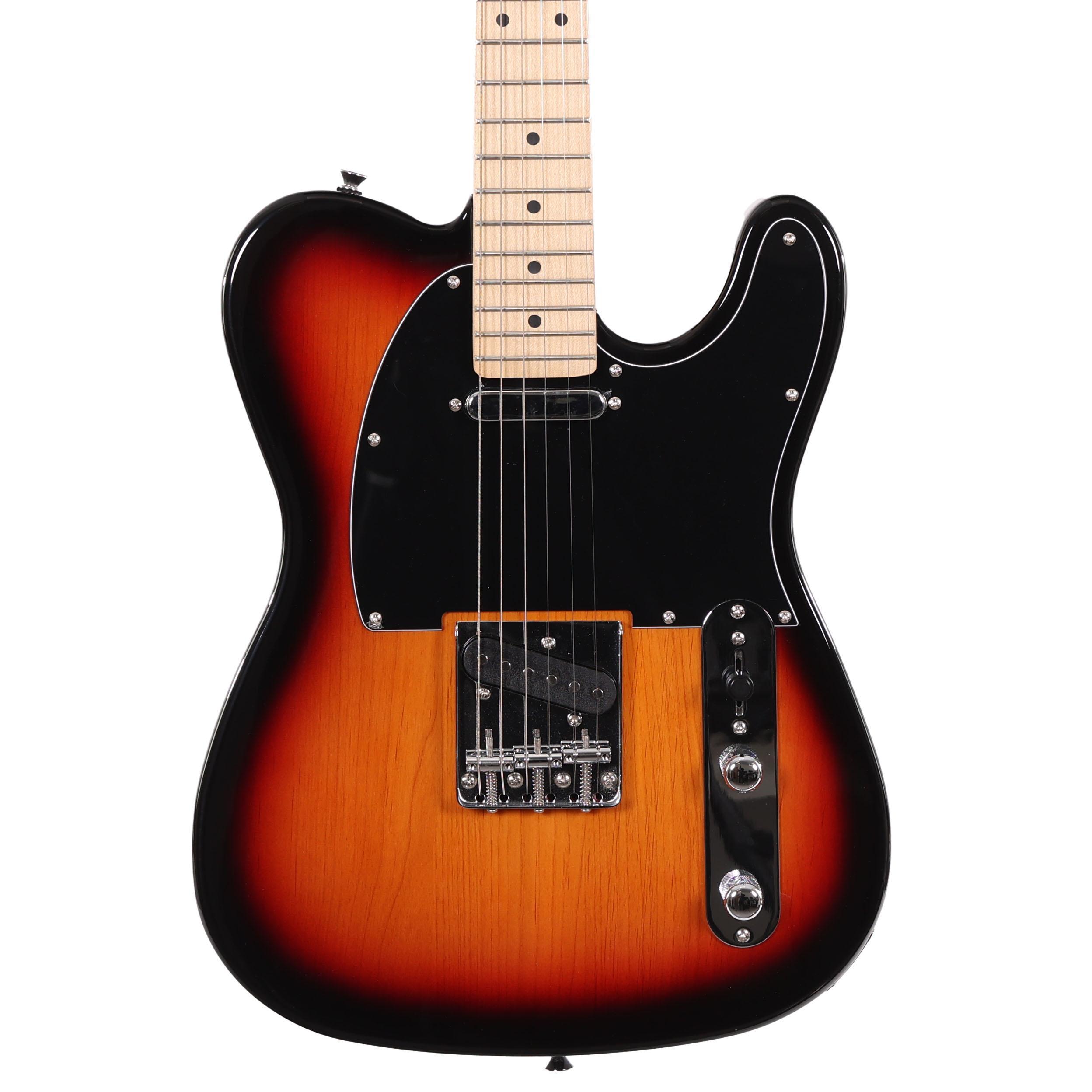 EastCoast T1 Electric Guitar Silent Bundle in Three Tone Sunburst with Headphone Amp & Accessories - EC-T1-3TS (2)__83624.jpg