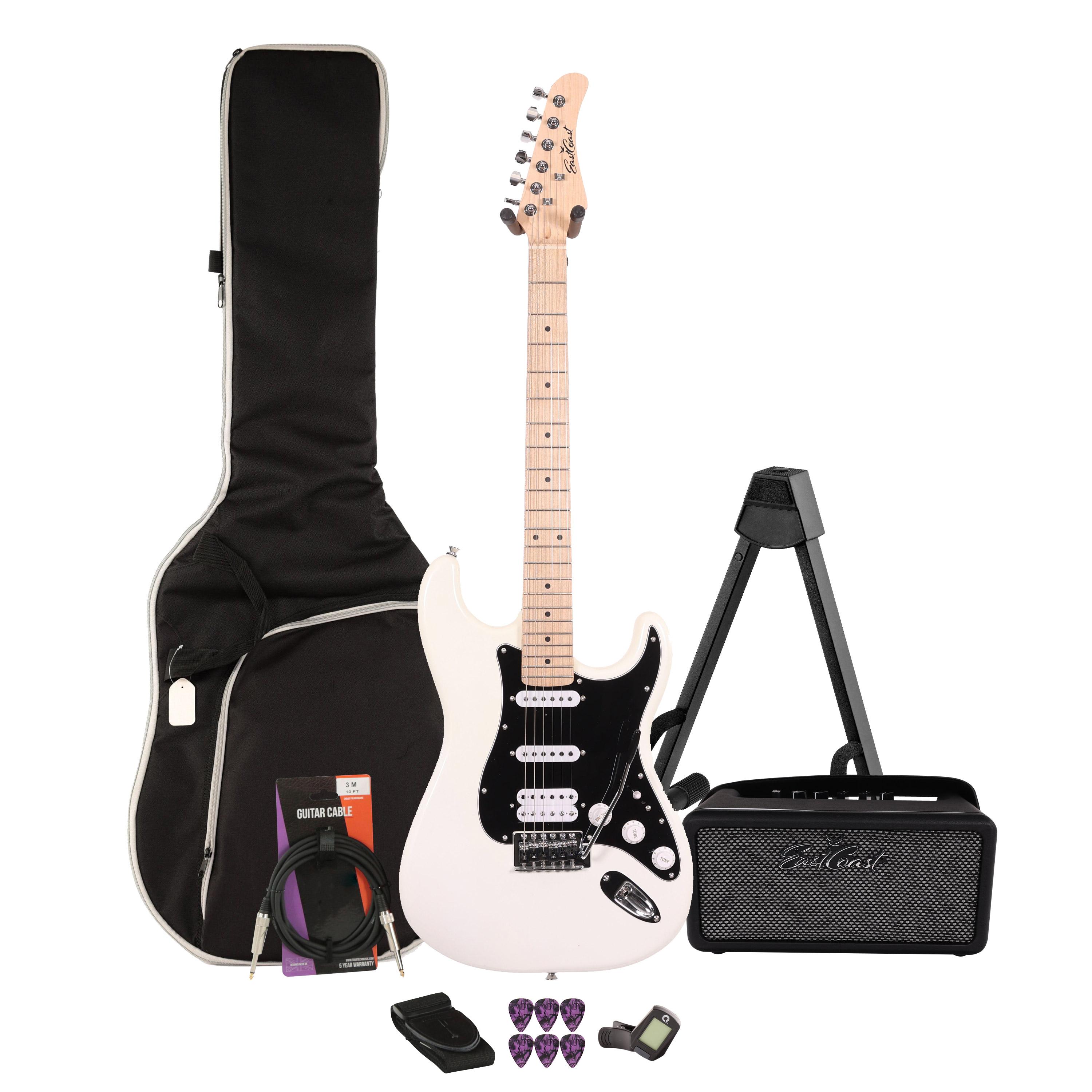 EastCoast ST2 Electric Guitar Starter Pack in Pearl White with Bounce 15W Amp & Accessories - BUN-EC-ST2-PW-BC.jpg
