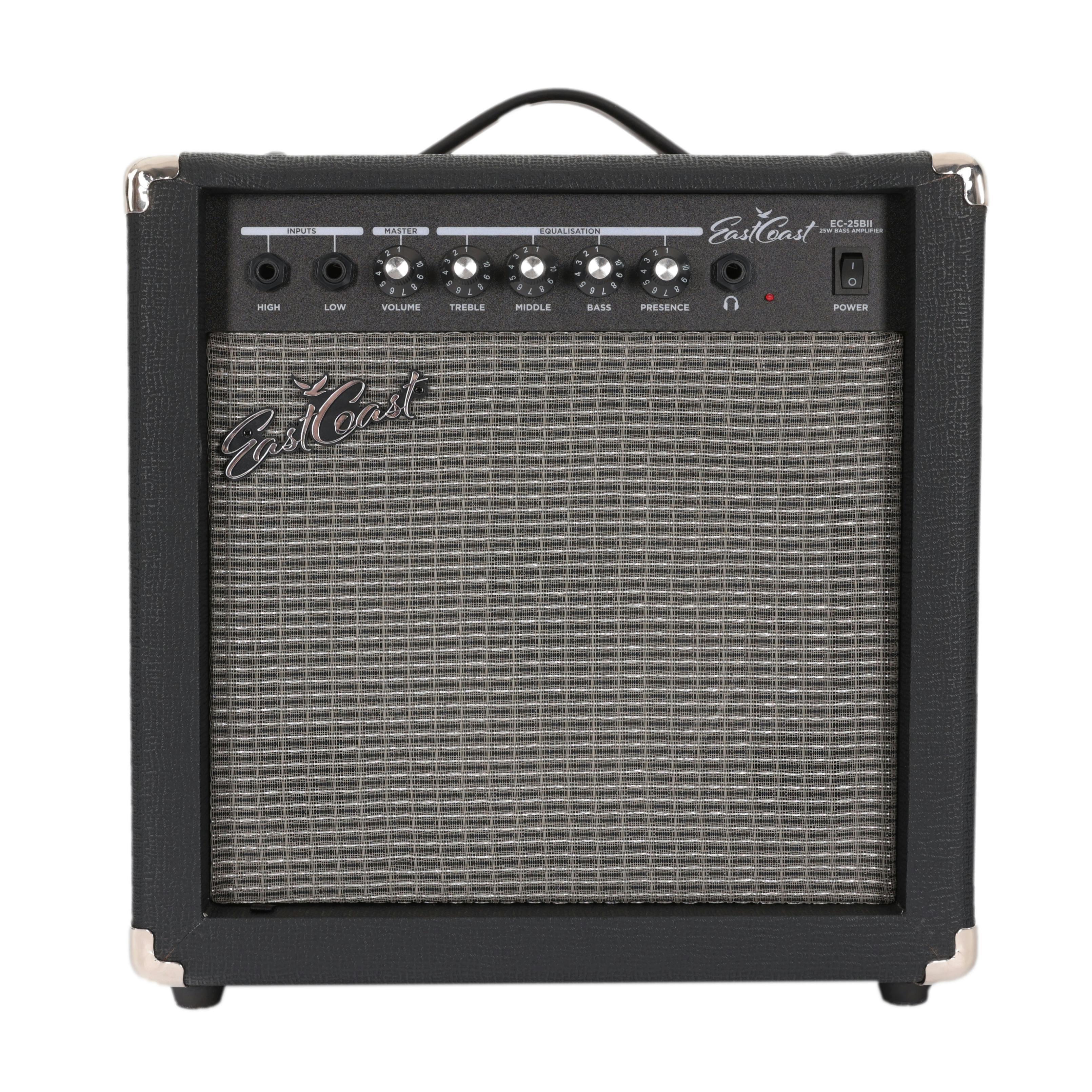 EastCoast SRB Bass Guitar Starter Pack in Three Tone Sunburst with 25W Amp & Accessories - EC-25B.jpg