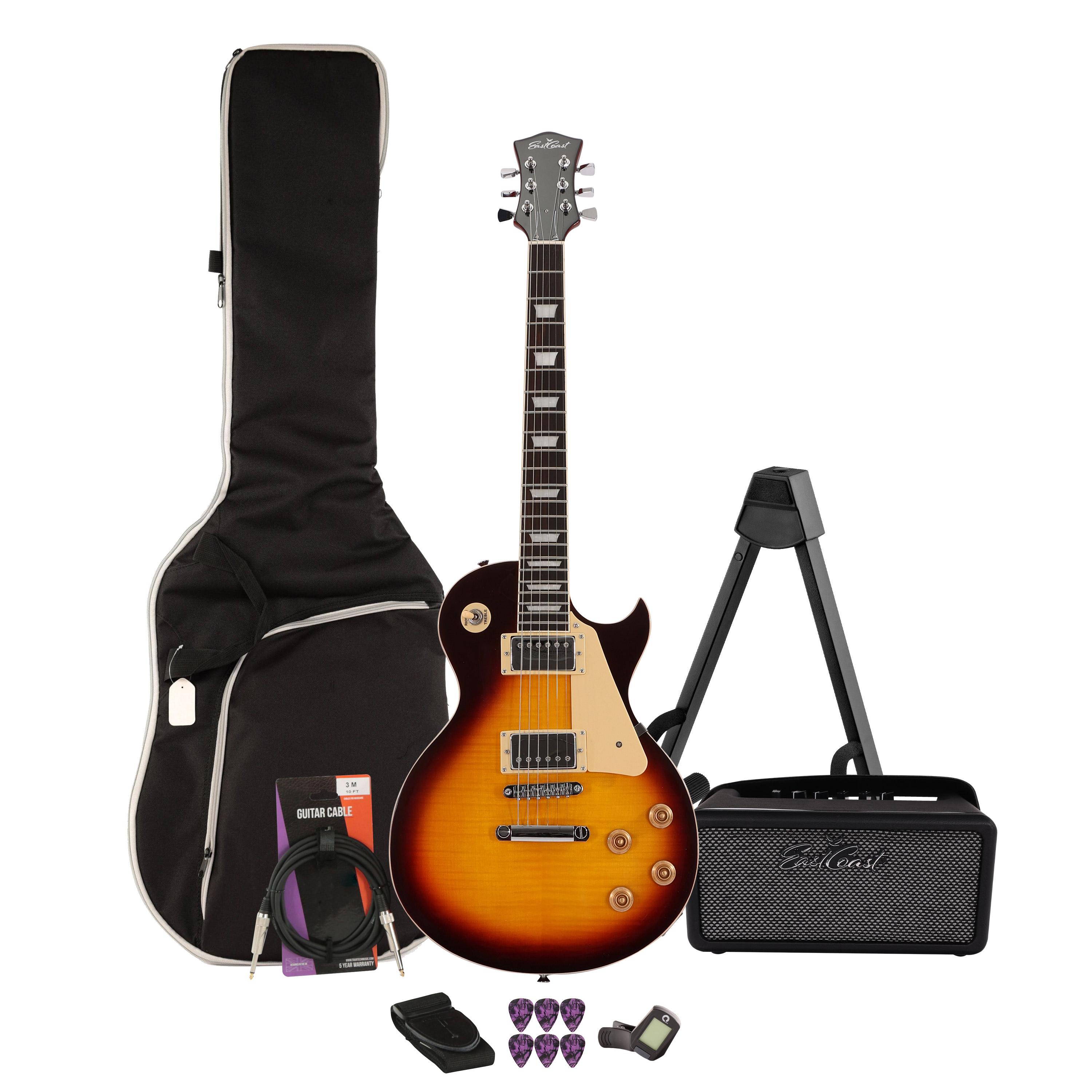 EastCoast L1 Electric Guitar Starter Pack in Vintage Sunburst with Bounce 15W Amp & Accessories - BUN-EC-L1-VSB-BC.jpg