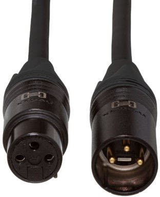 Hosa Edge Microphone Cable, Neutrik XLR3F to XLR3M, 20 ft - CMK-020AU-Hosa_XLR-XLR_Neutrik_Tips.jpg
