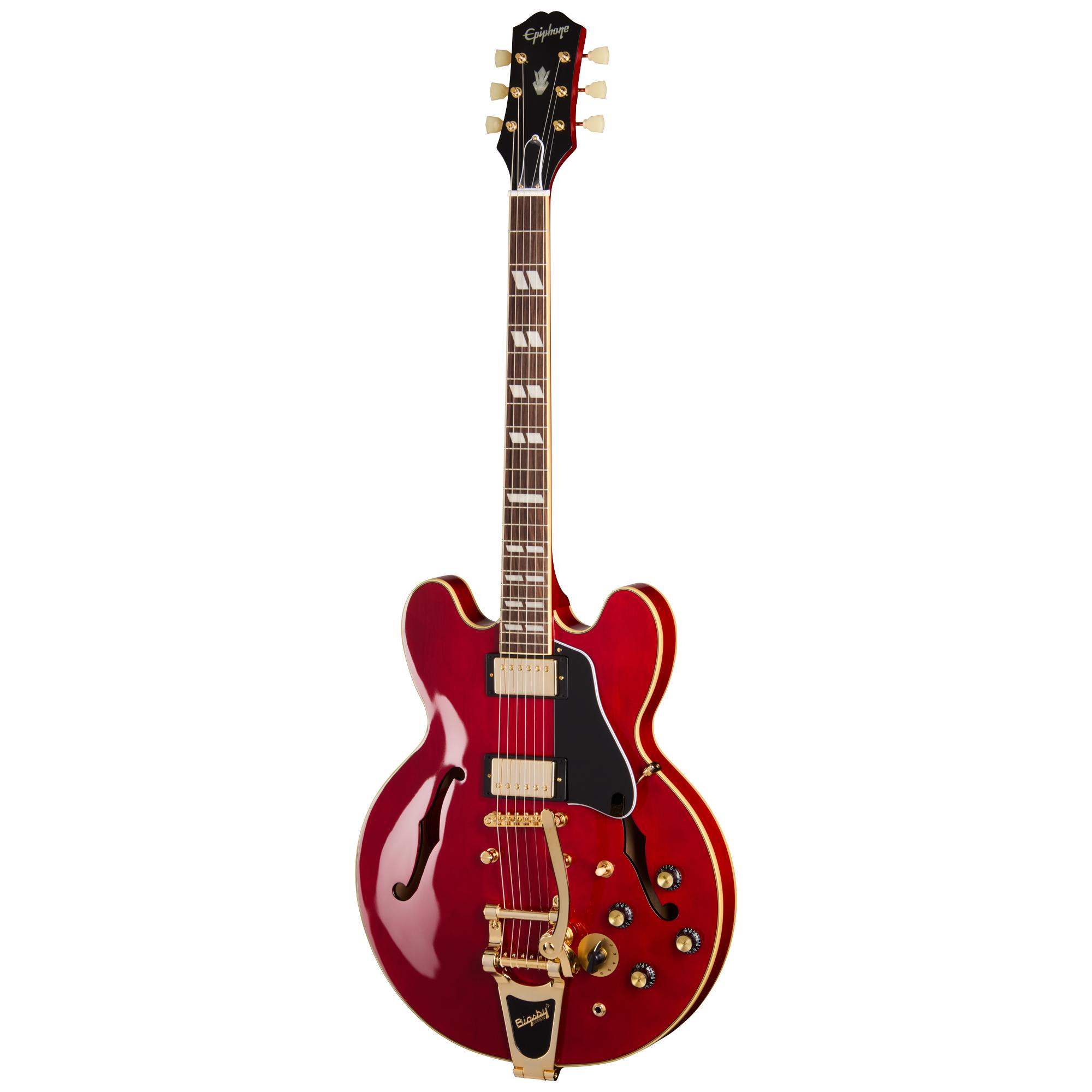 Epiphone Back to the Future ES-345 Semi Hollow Electric Guitar in Sixties Cherry - EIBTTFGH1_-2_Front.jpg