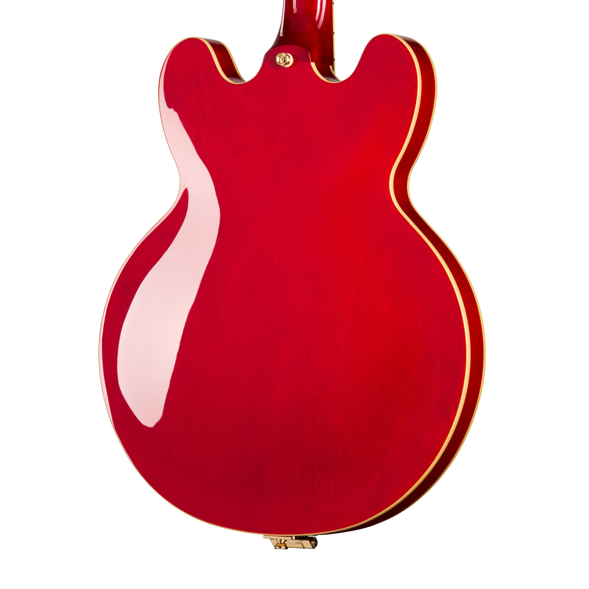 Epiphone Back to the Future ES-345 Semi Hollow Electric Guitar in Sixties Cherry - EIBTTFGH1_-4_BackBody.jpg